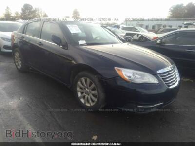 2013 Chrysler 200 Touring, темно-синий — VIN 1C3CCBBB5DN763563, IAAI