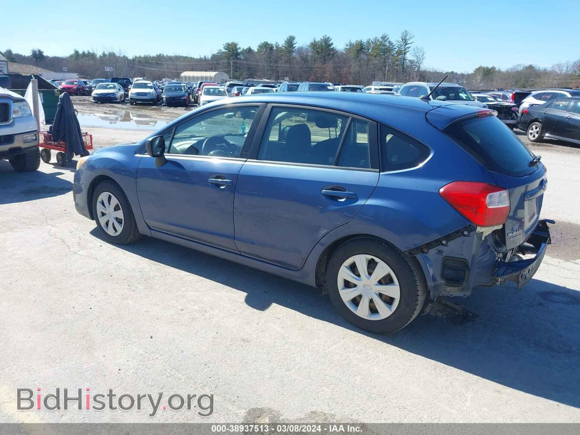 2013 SUBARU IMPREZA - VIN: JF1GPAA60D2895329 - Фото 3
