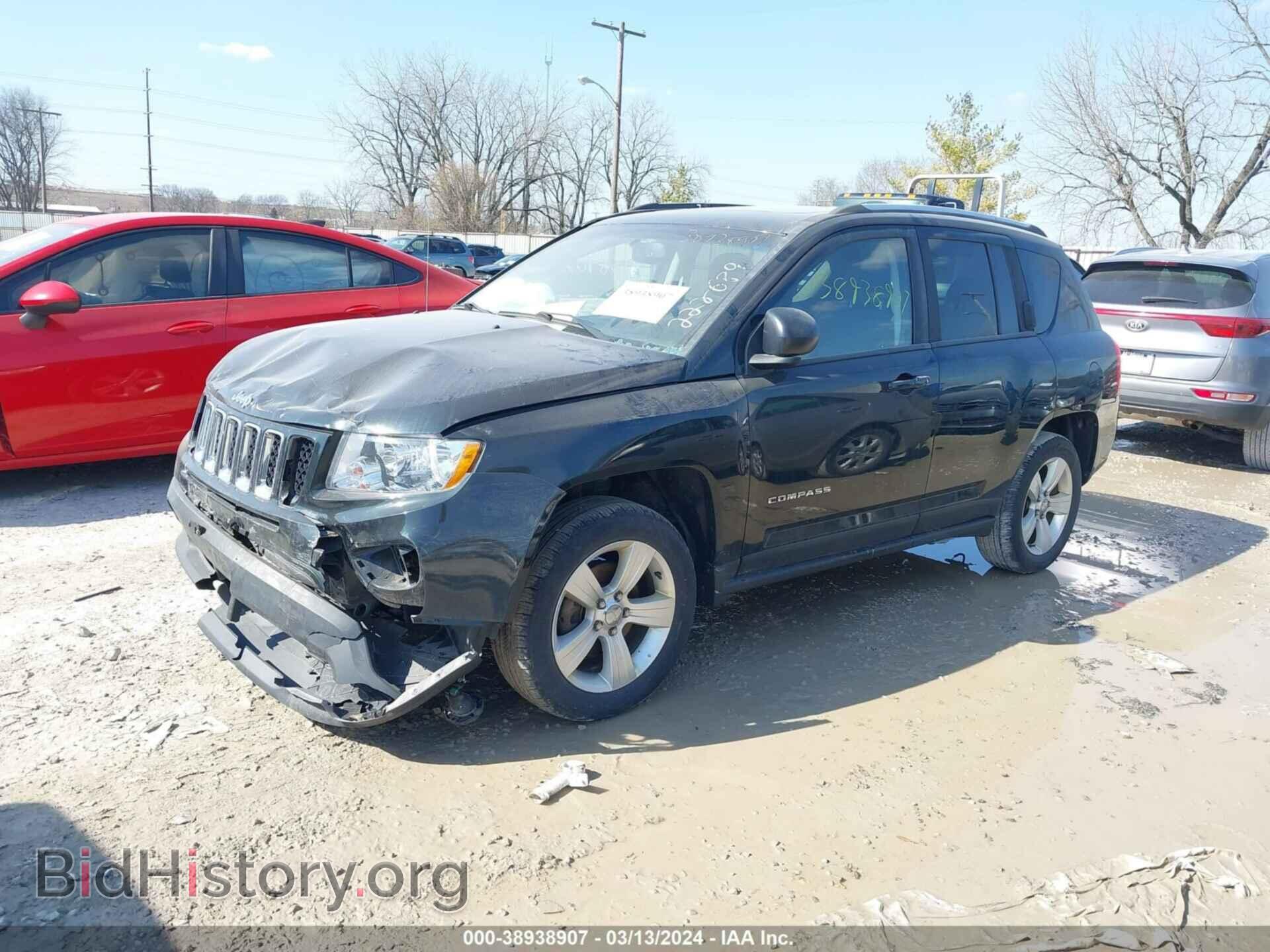 2013 JEEP COMPASS - VIN: 1C4NJDEB8DD222689 - Фото 2