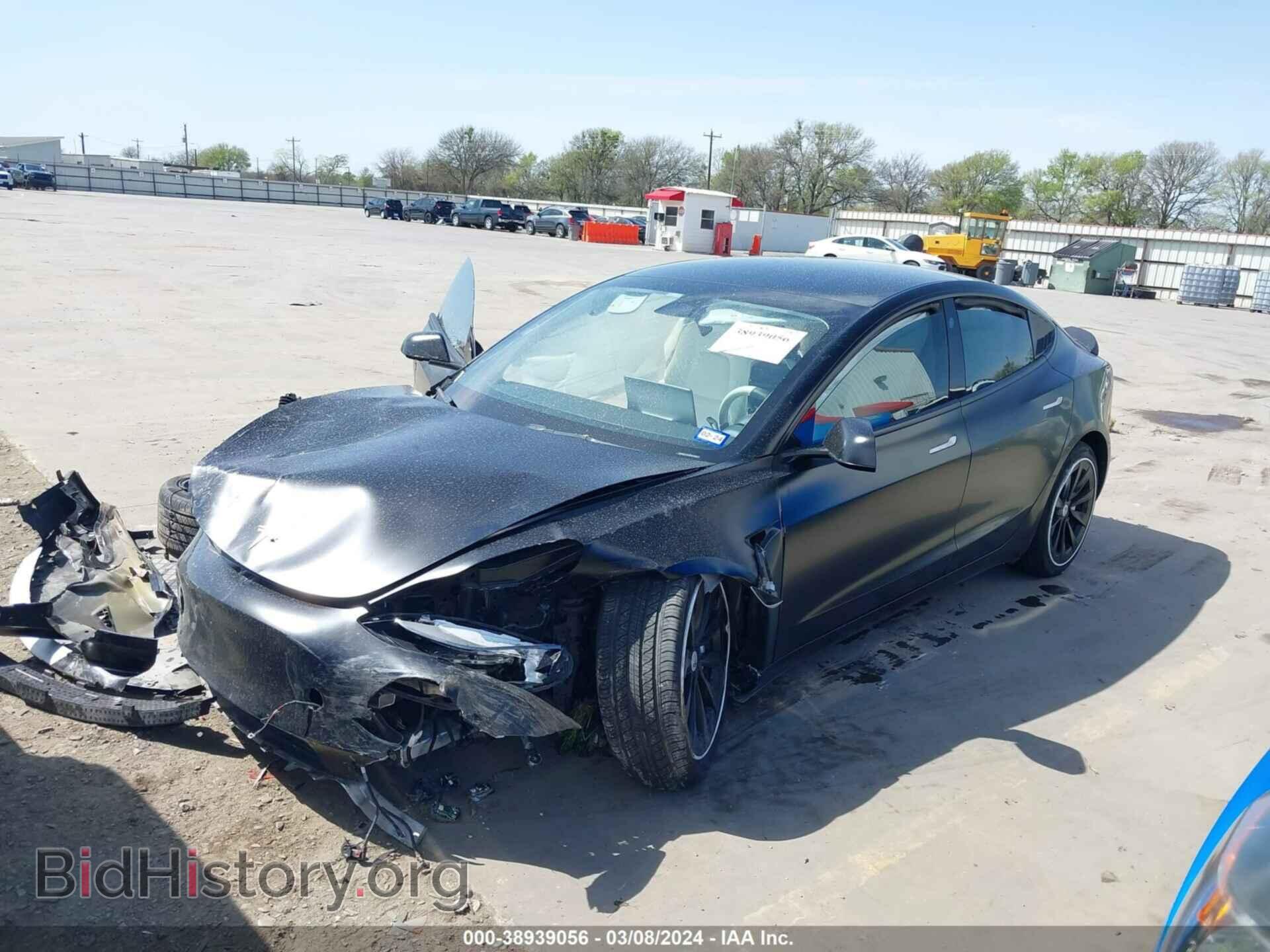 2022 TESLA MODEL 3 - VIN: 5YJ3E1EB4NF168831 - Фото 2