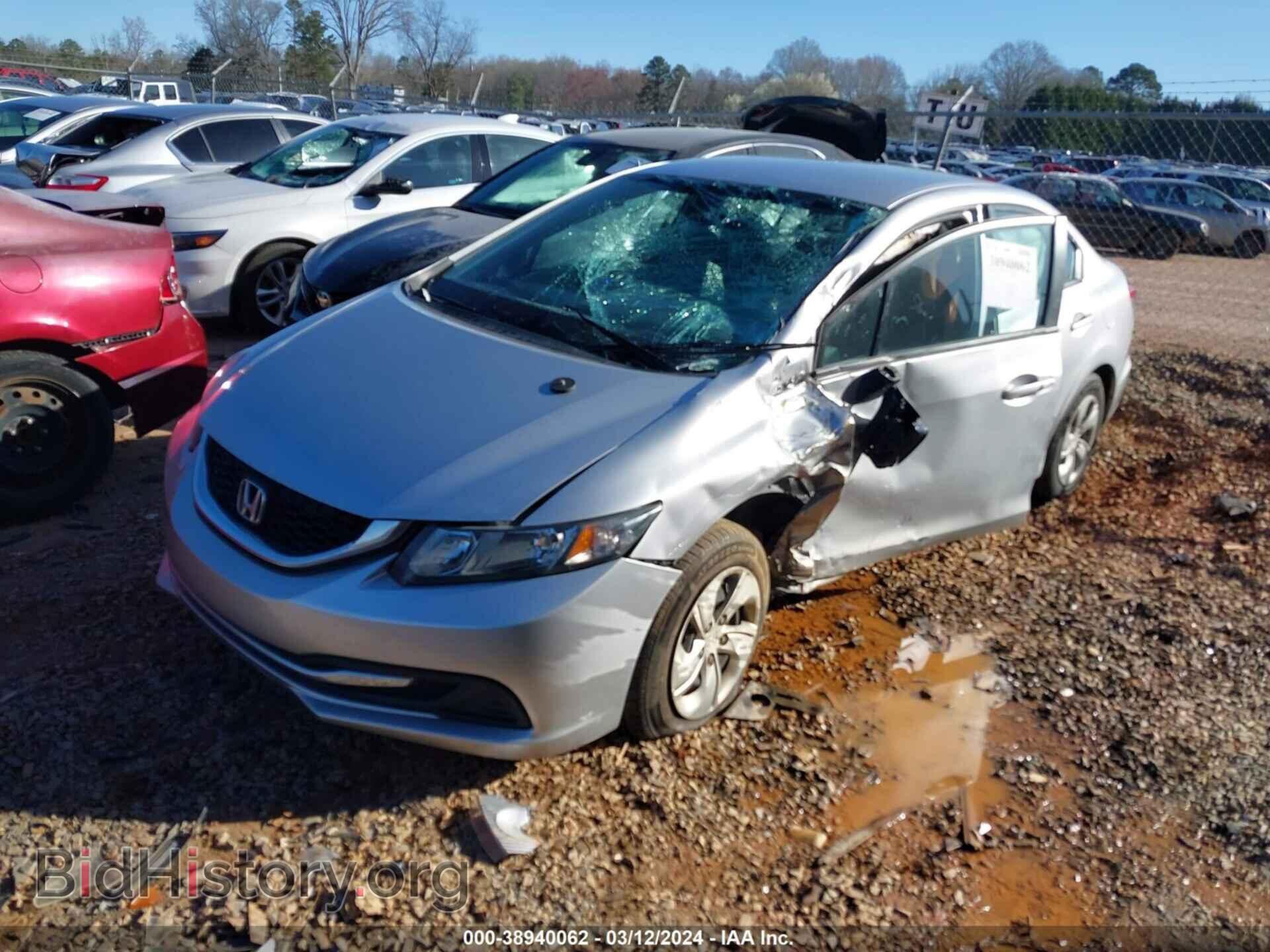 2014 HONDA CIVIC - VIN: 19XFB2F56EE010159 - Фото 2