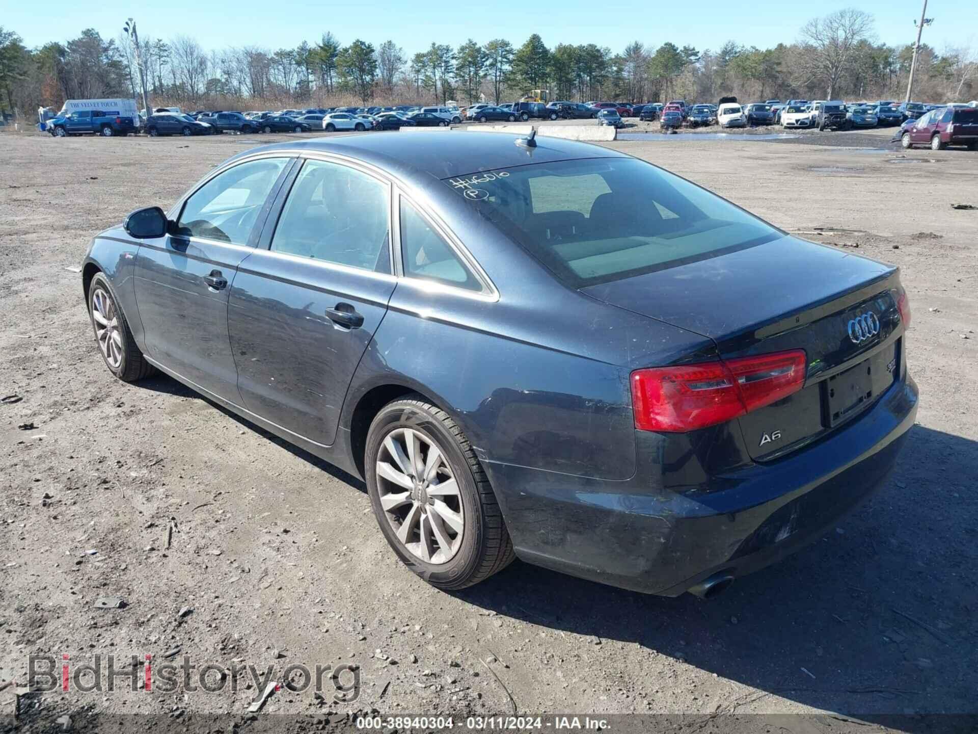 2013 AUDI A6 - VIN: WAUFGAFC2DN015893 - Фото 3