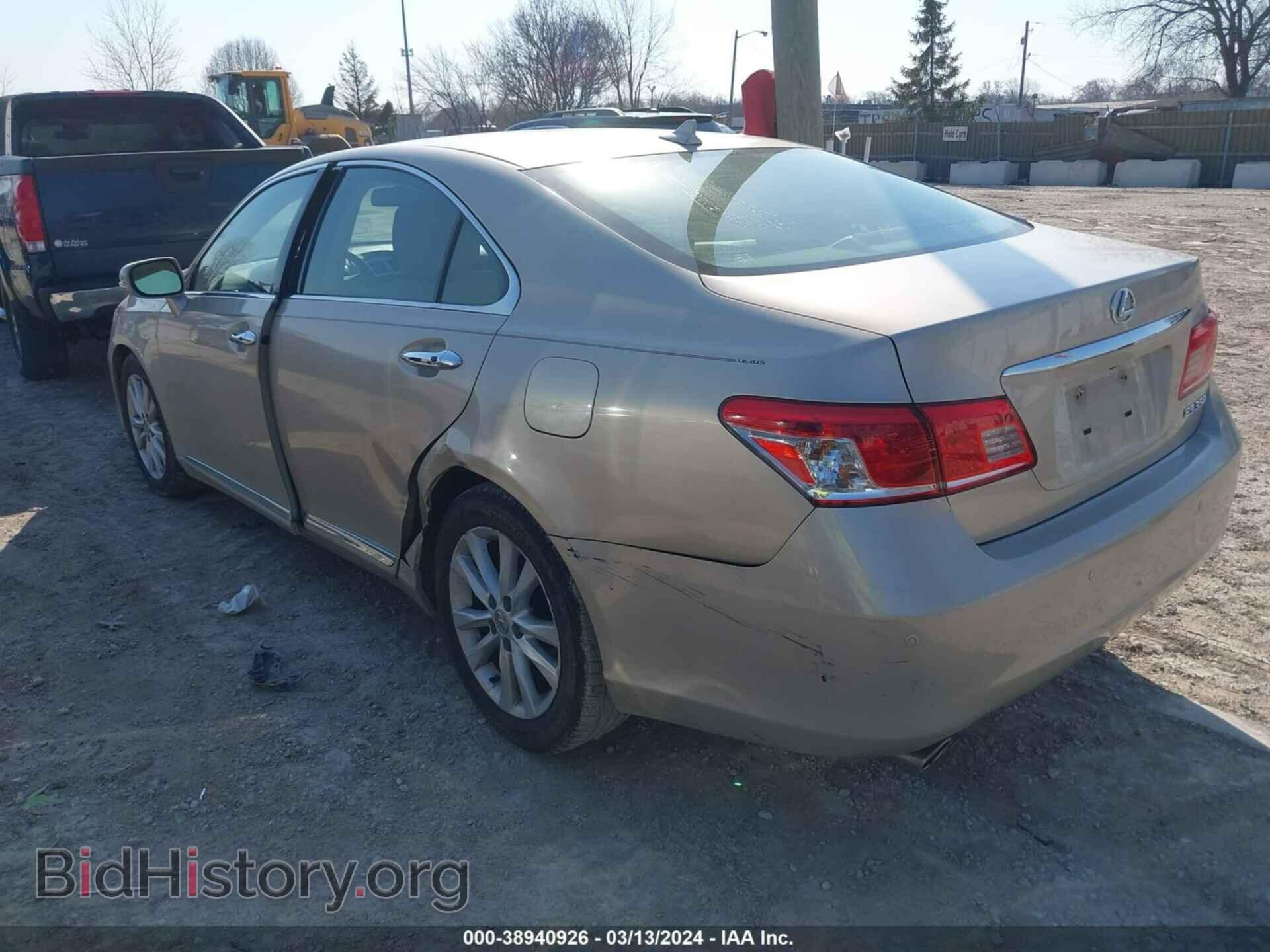 2011 LEXUS ES 350 - VIN: JTHBK1EG6B2446271 - Фото 3