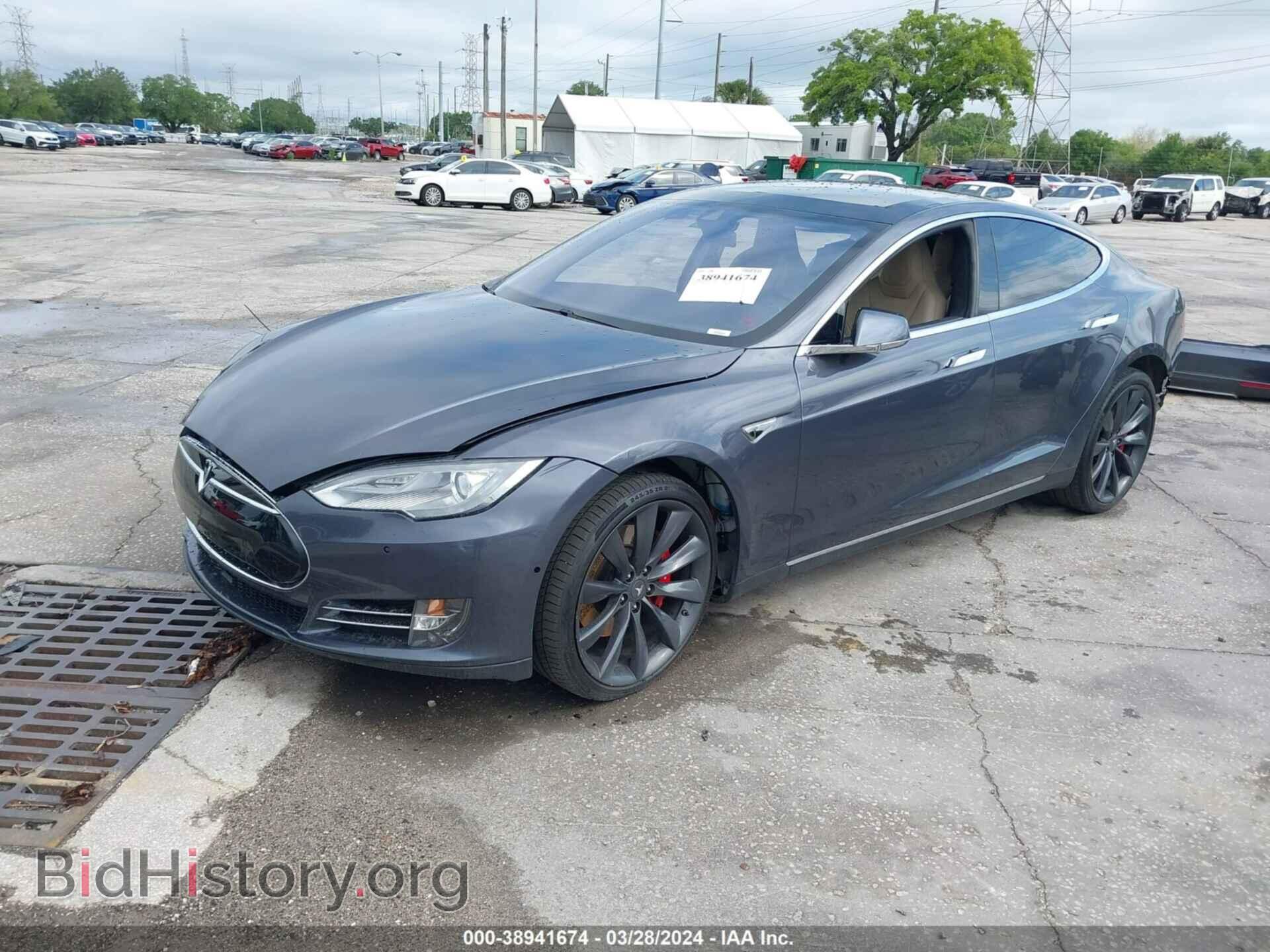 2014 TESLA MODEL S - VIN: 5YJSA1H24EFP66159 - Фото 2