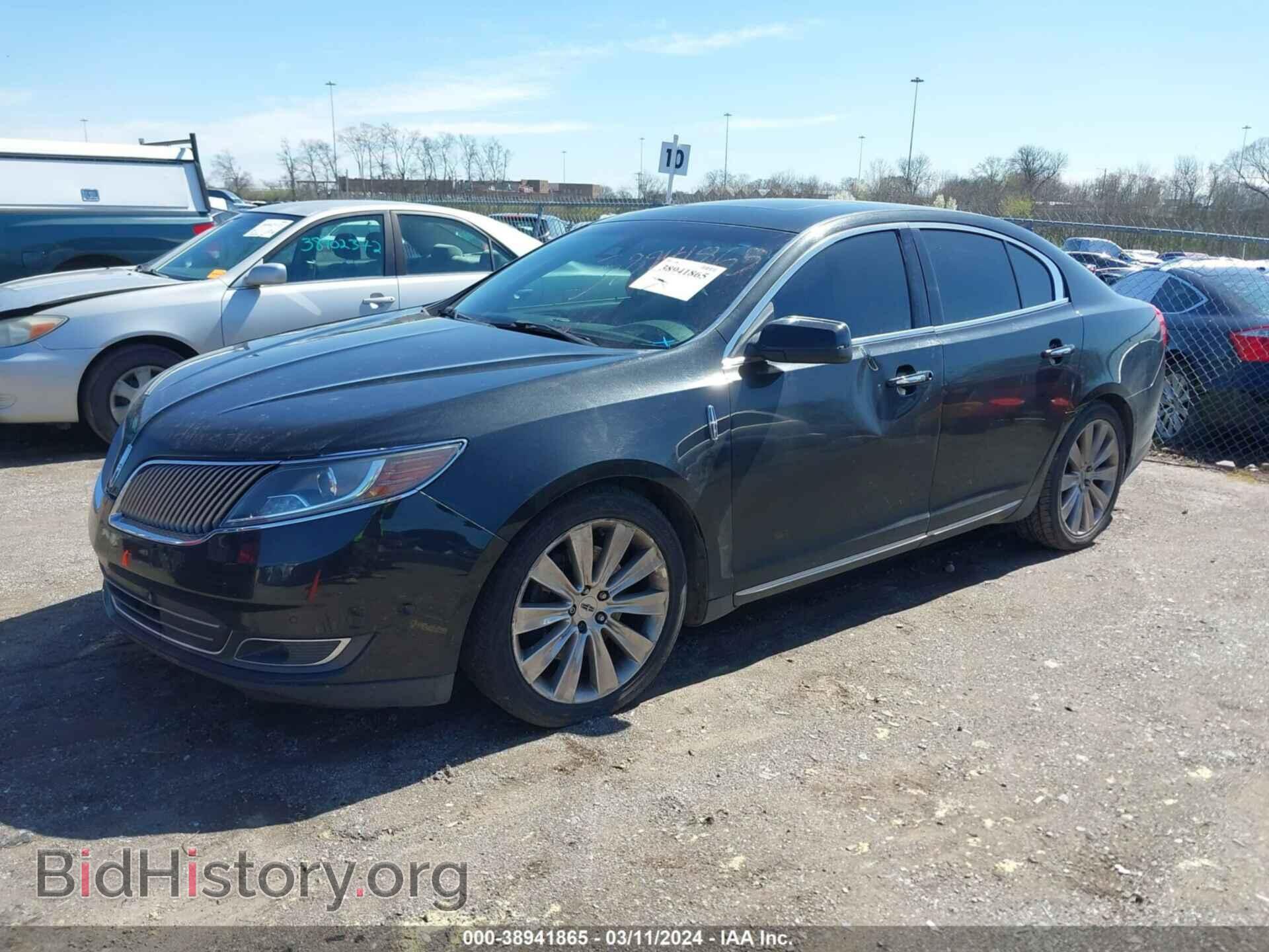 2013 LINCOLN MKS - VIN: 1LNHL9FT9DG601609 - Фото 2