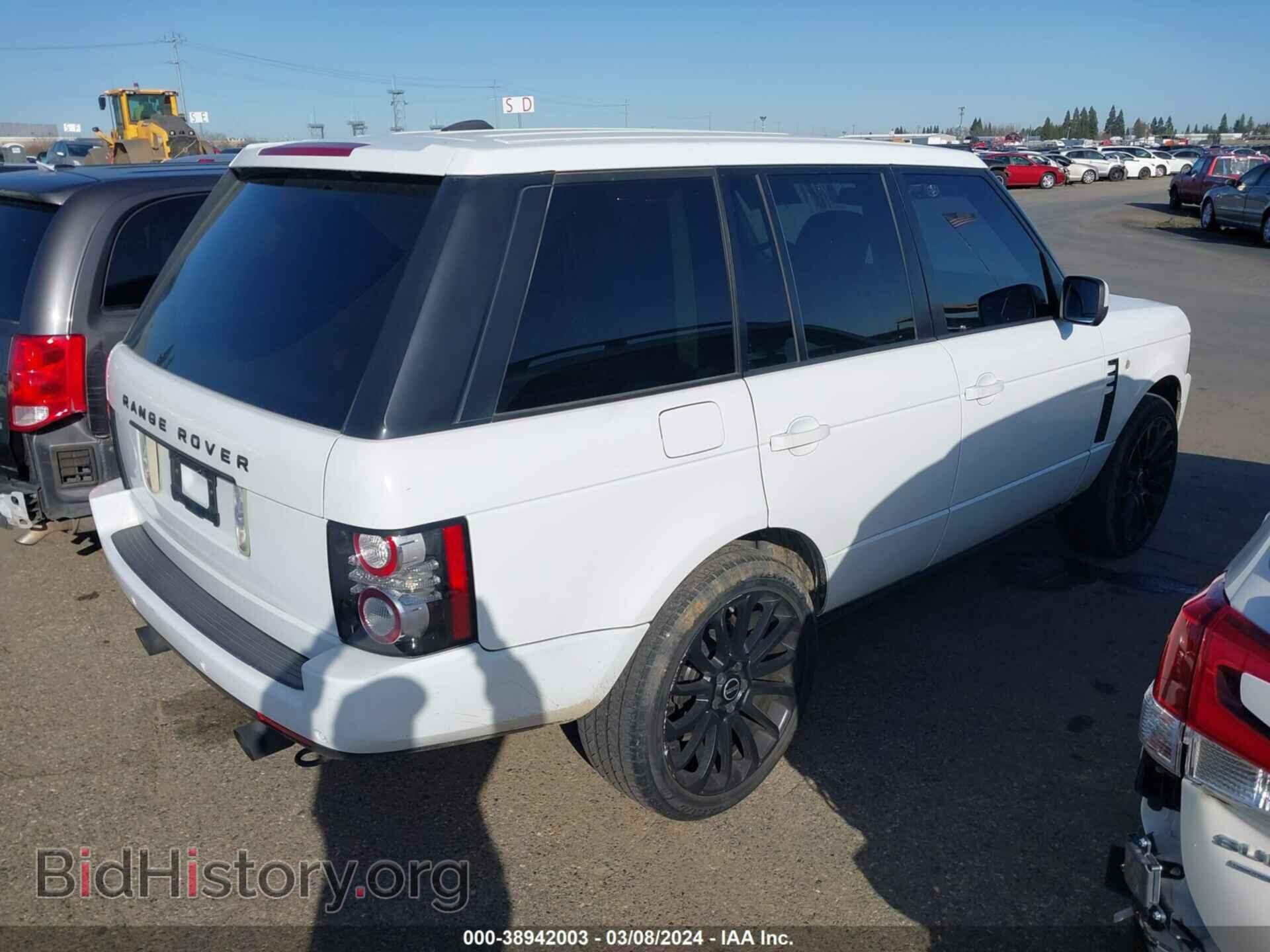 2012 LAND ROVER RANGE ROVER - VIN: SALME1D4XCA369106 - Фото 4