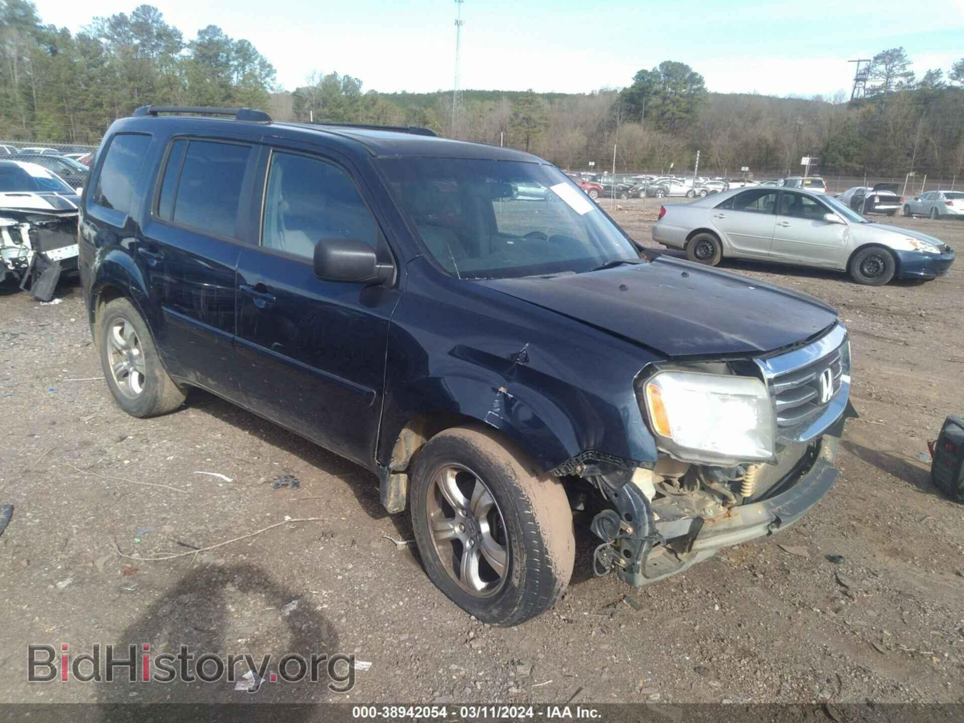 Photo 5FNYF4H55CB058538 - HONDA PILOT 2012