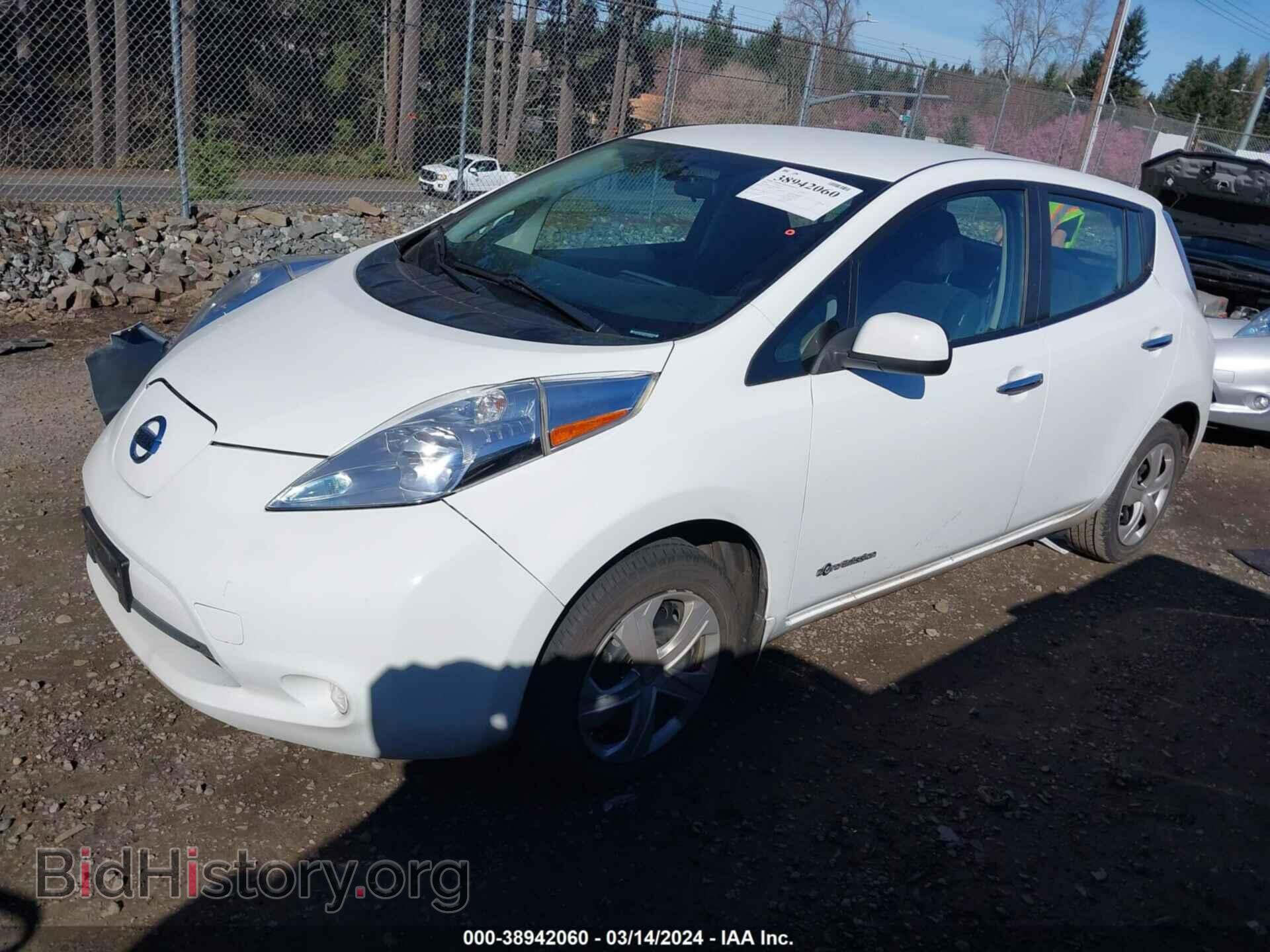 2014 NISSAN LEAF - VIN: 1N4AZ0CP6EC336749 - Фото 2