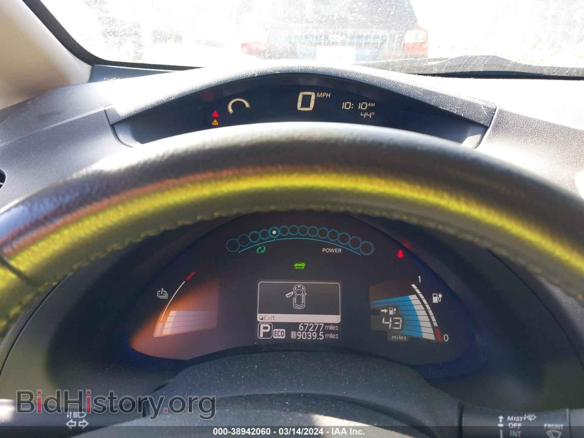2014 NISSAN LEAF - VIN: 1N4AZ0CP6EC336749 - Фото 7