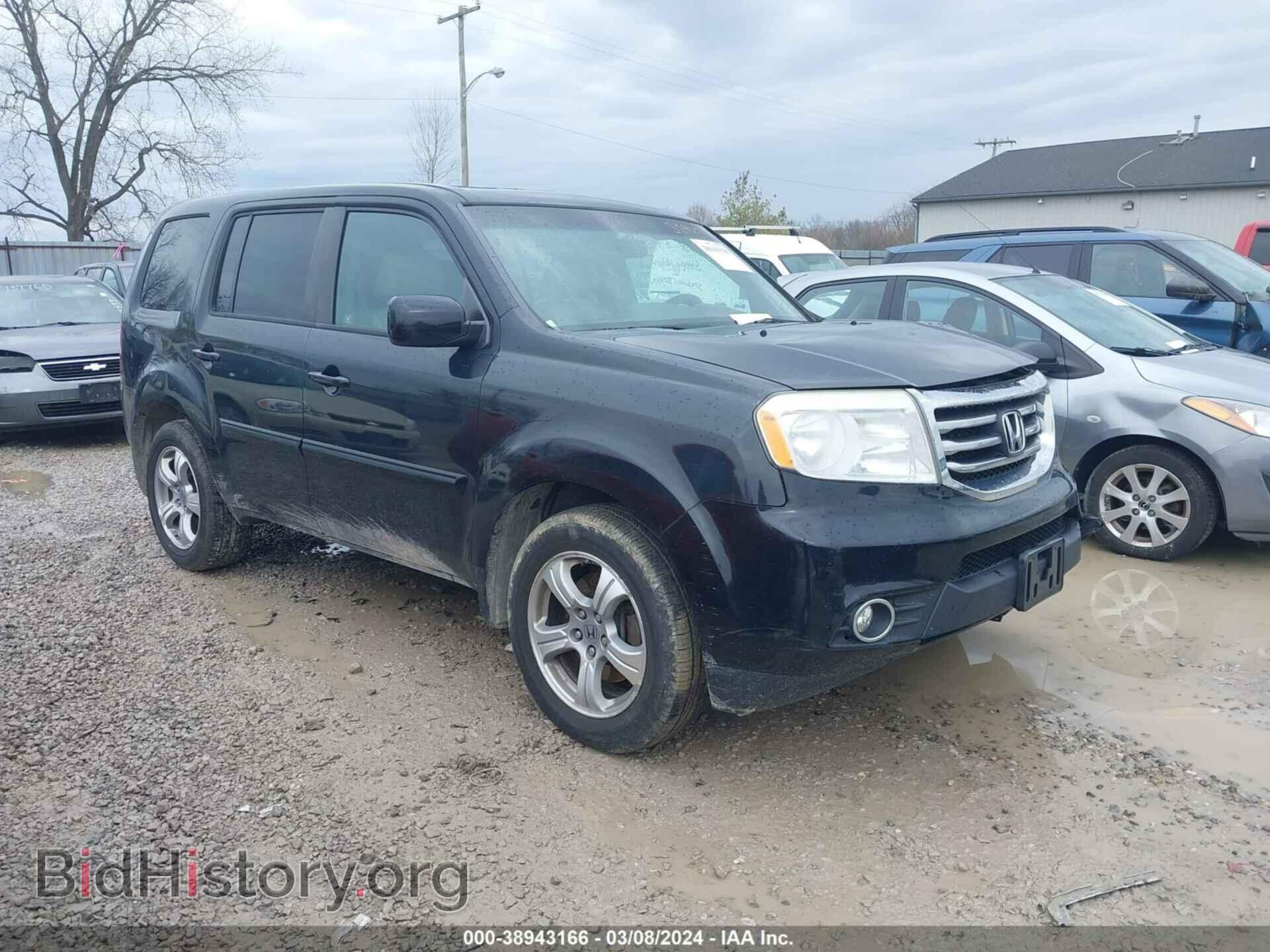 Photo 5FNYF4H53CB010407 - HONDA PILOT 2012