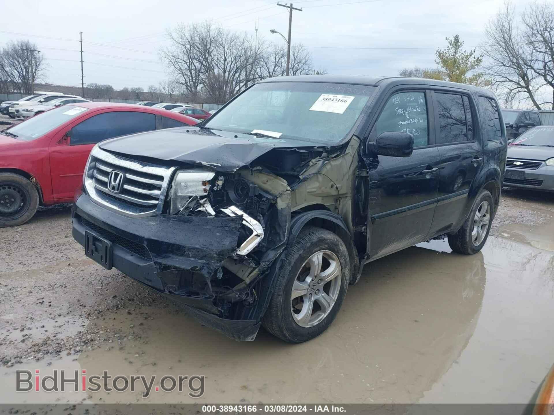 2012 HONDA PILOT - VIN: 5FNYF4H53CB010407 - Photo 2