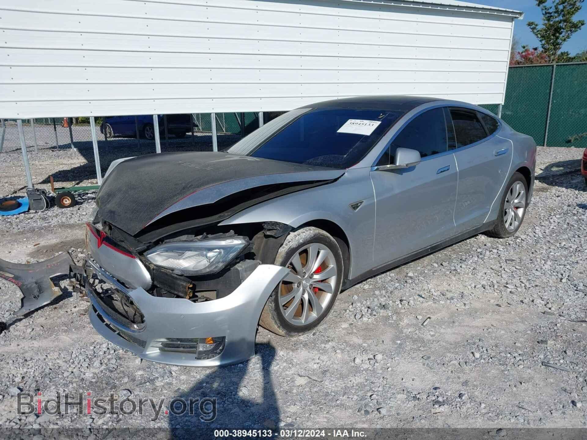 2014 TESLA MODEL S - VIN: 5YJSA1H16EFP36085 - Фото 2