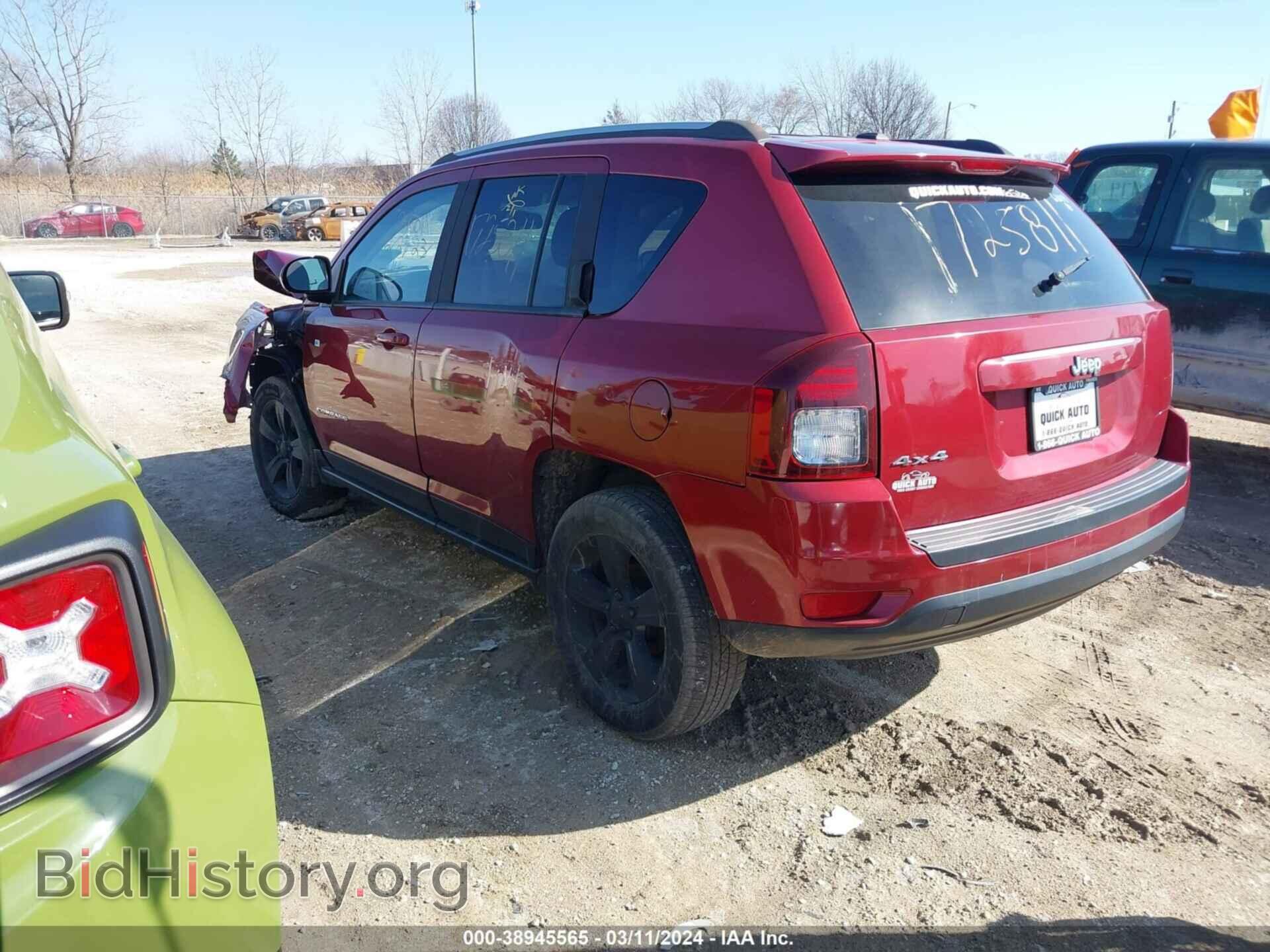 2016 JEEP COMPASS - VIN: 1C4NJDBB2GD686179 - Фото 3