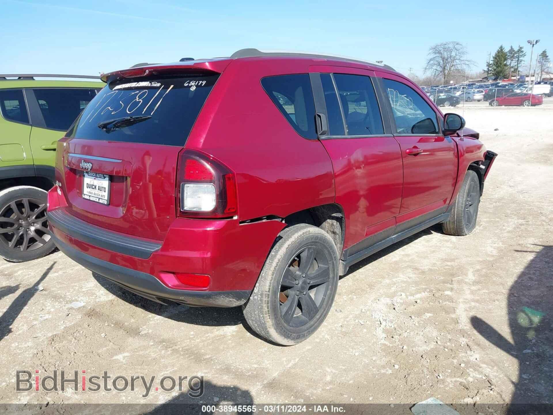 2016 JEEP COMPASS - VIN: 1C4NJDBB2GD686179 - Фото 4