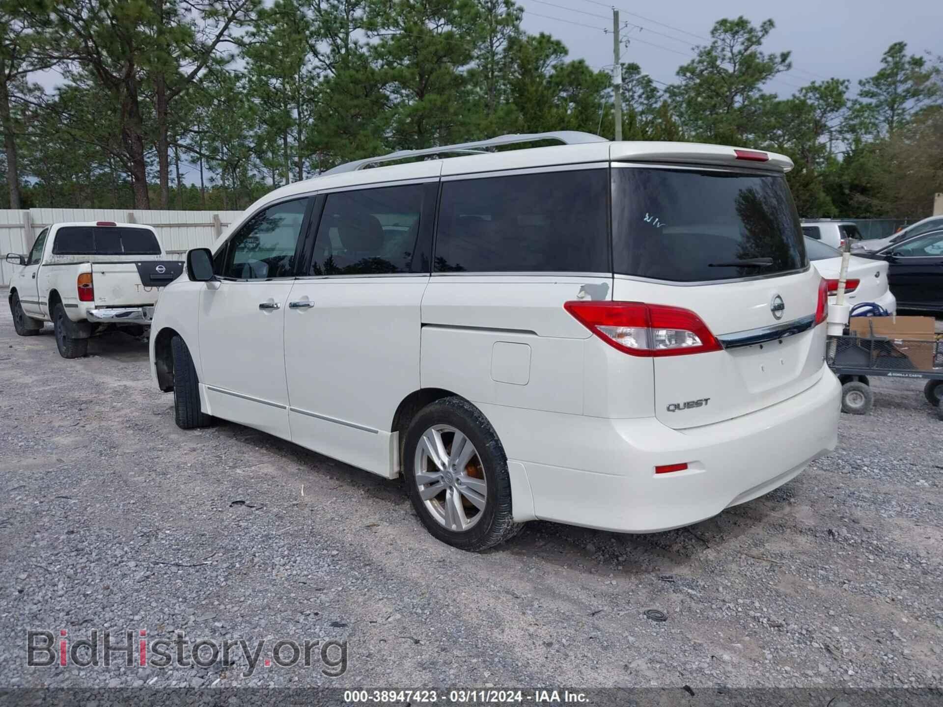 2012 NISSAN QUEST - VIN: JN8AE2KP9C9031408 - Фото 3