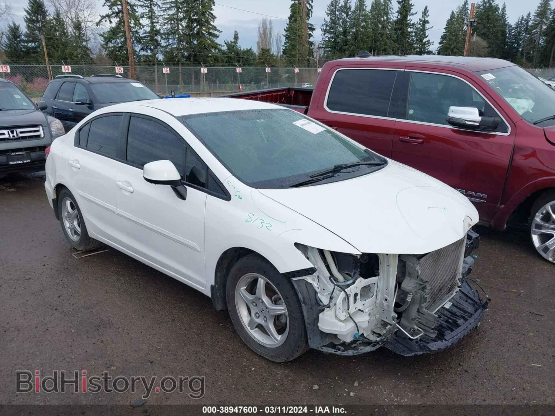 Фотография 2HGFB2F50DH515828 - HONDA CIVIC 2013