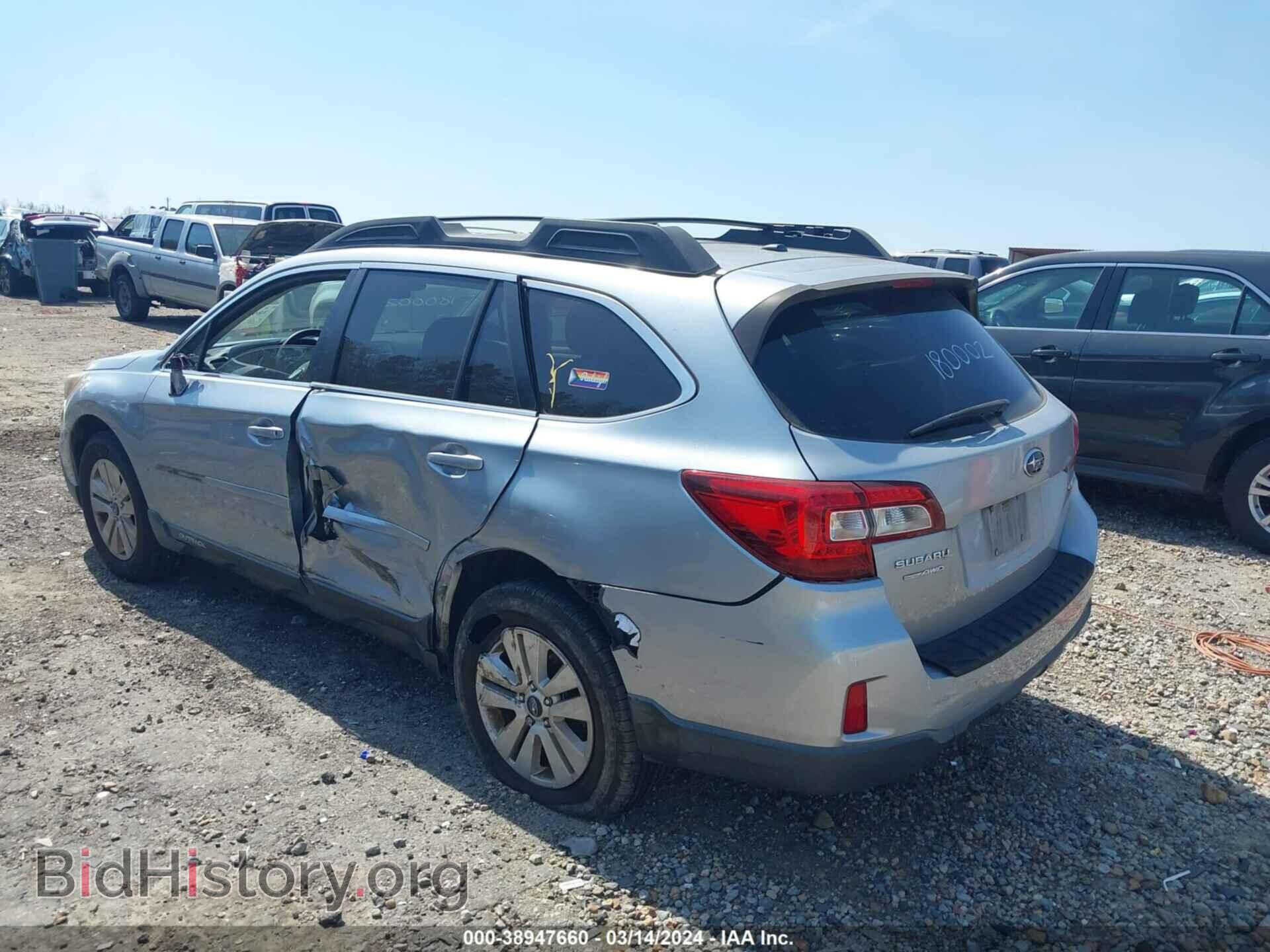 2015 SUBARU OUTBACK - VIN: 4S4BSBCC9F3298653 - Фото 3