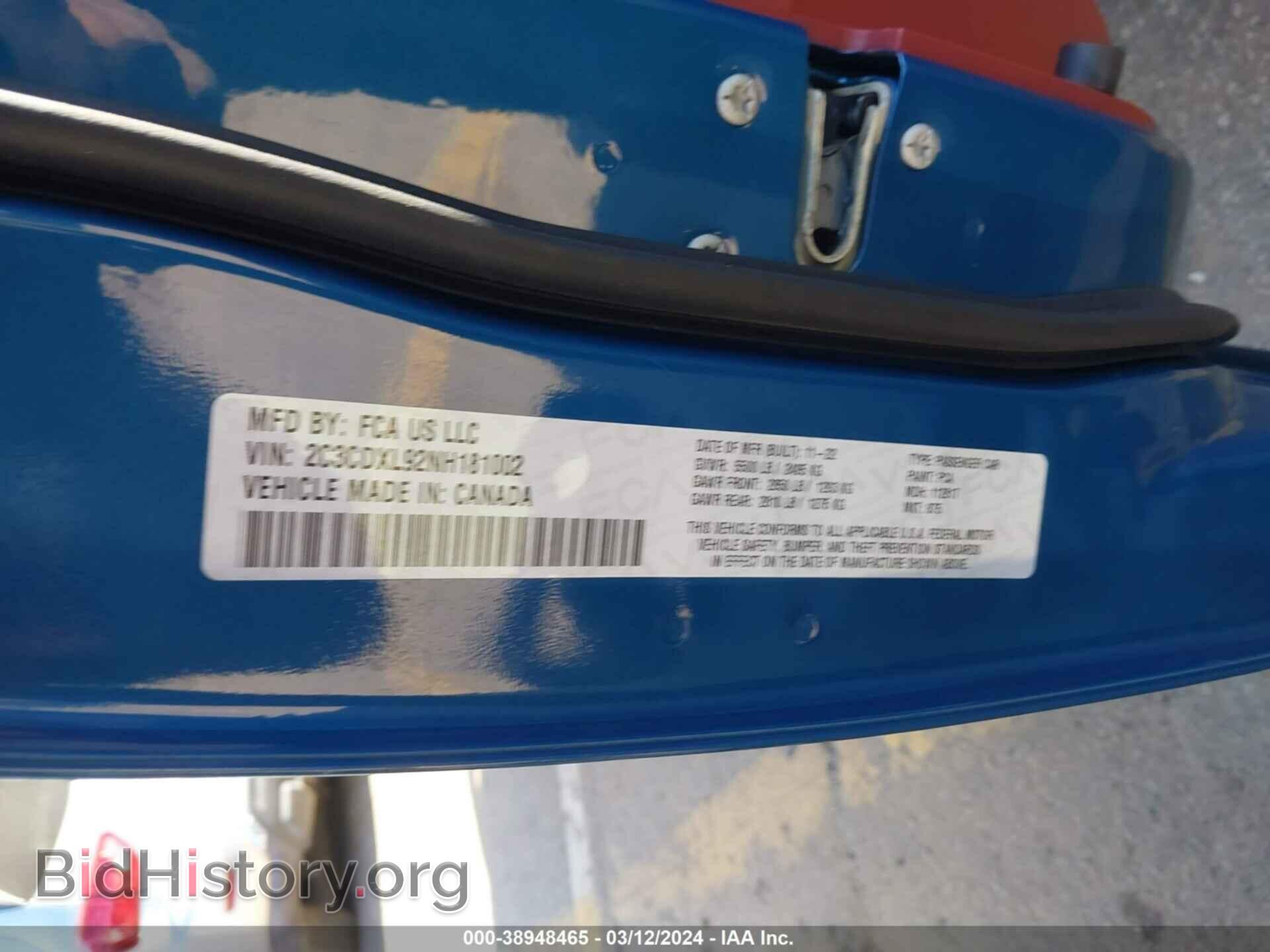 2022 DODGE CHARGER - VIN: 2C3CDXL92NH181002 - Фото 9