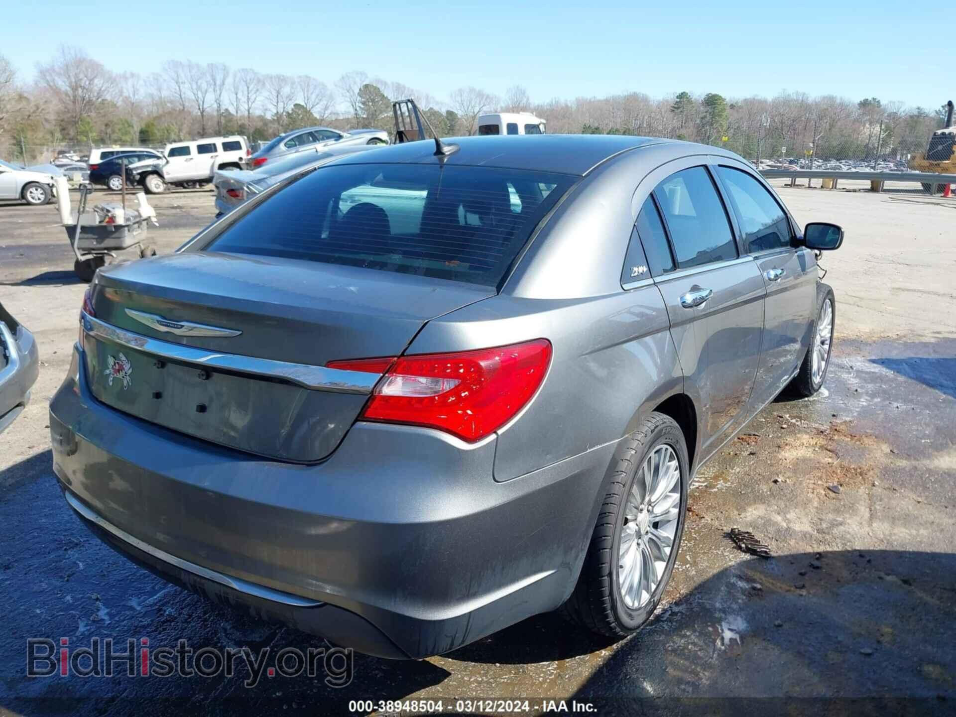 2012 CHRYSLER 200 - VIN: 1C3CCBCG5CN254064 - Фото 4