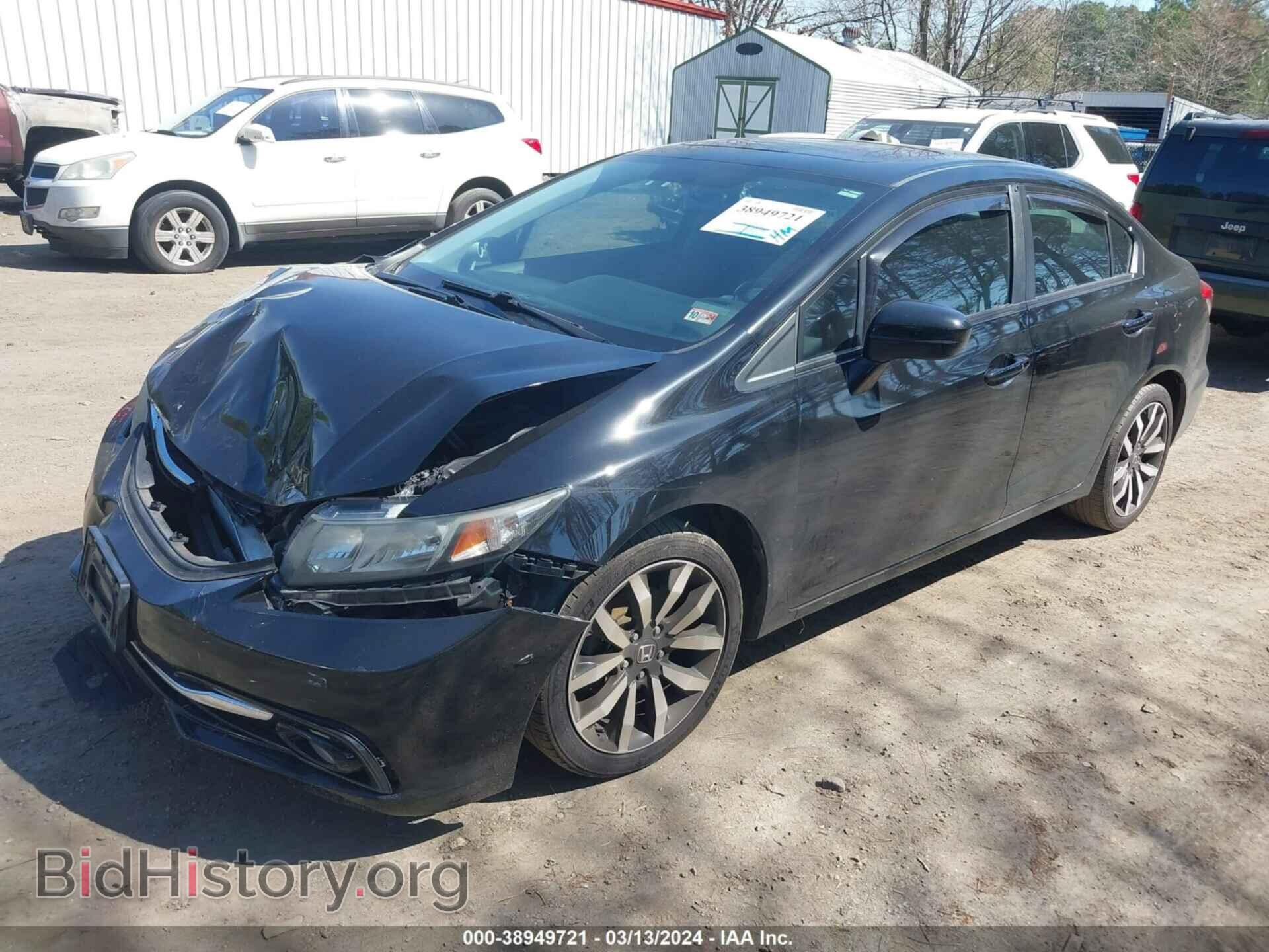 2015 HONDA CIVIC - VIN: 2HGFB2F90FH536748 - Фото 2