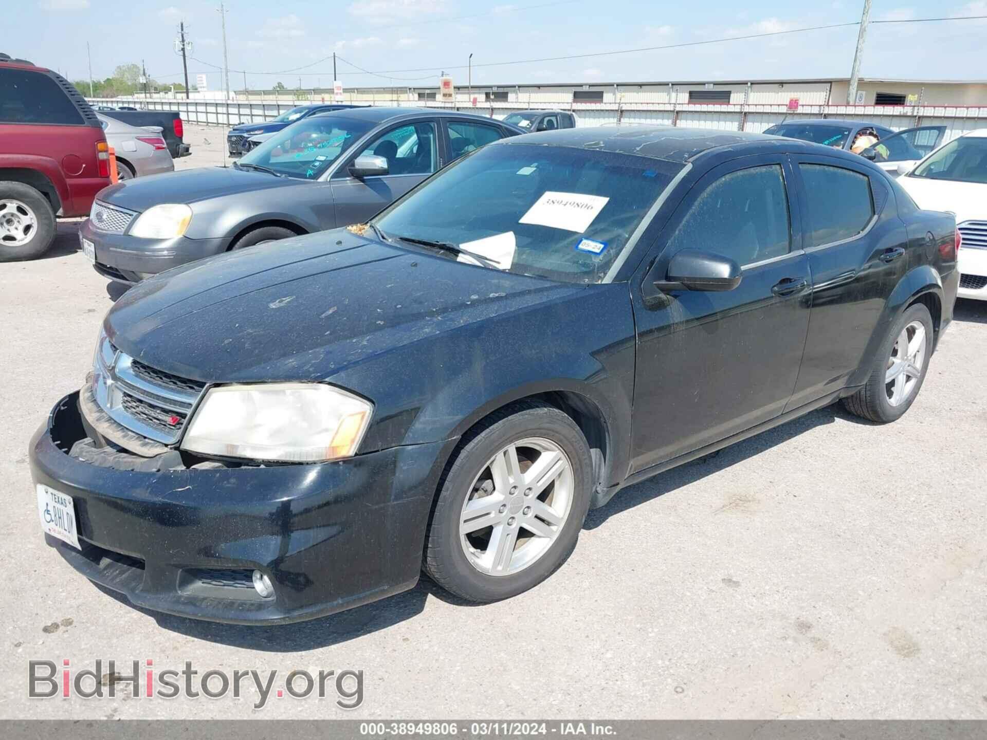 2013 DODGE AVENGER - VIN: 1C3CDZCB1DN582139 - Фото 2