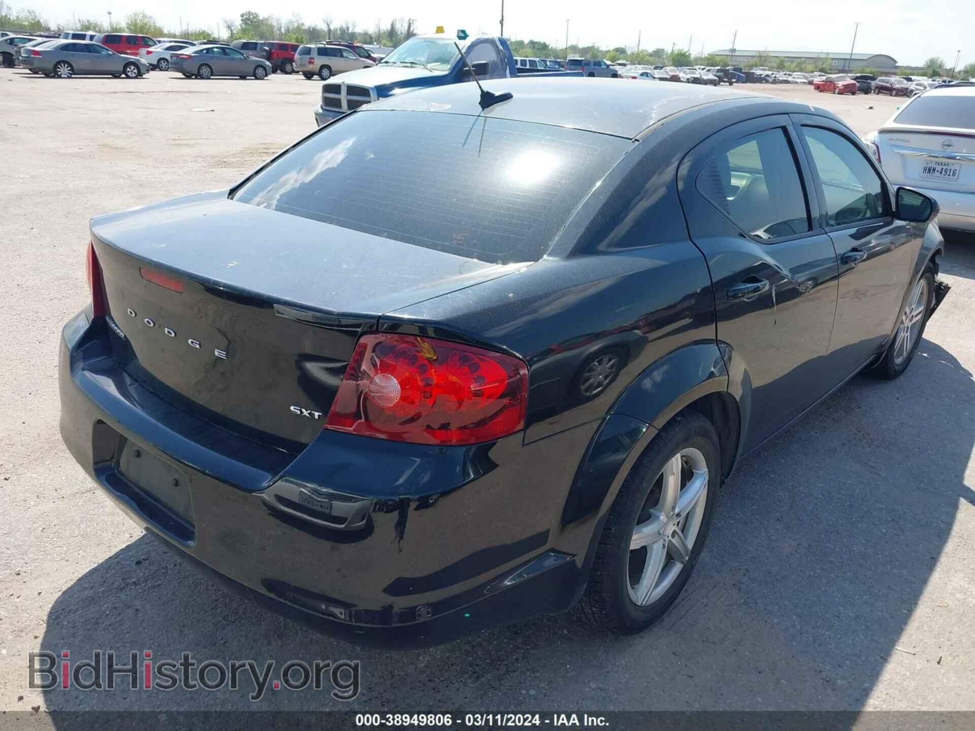2013 DODGE AVENGER - VIN: 1C3CDZCB1DN582139 - Фото 4