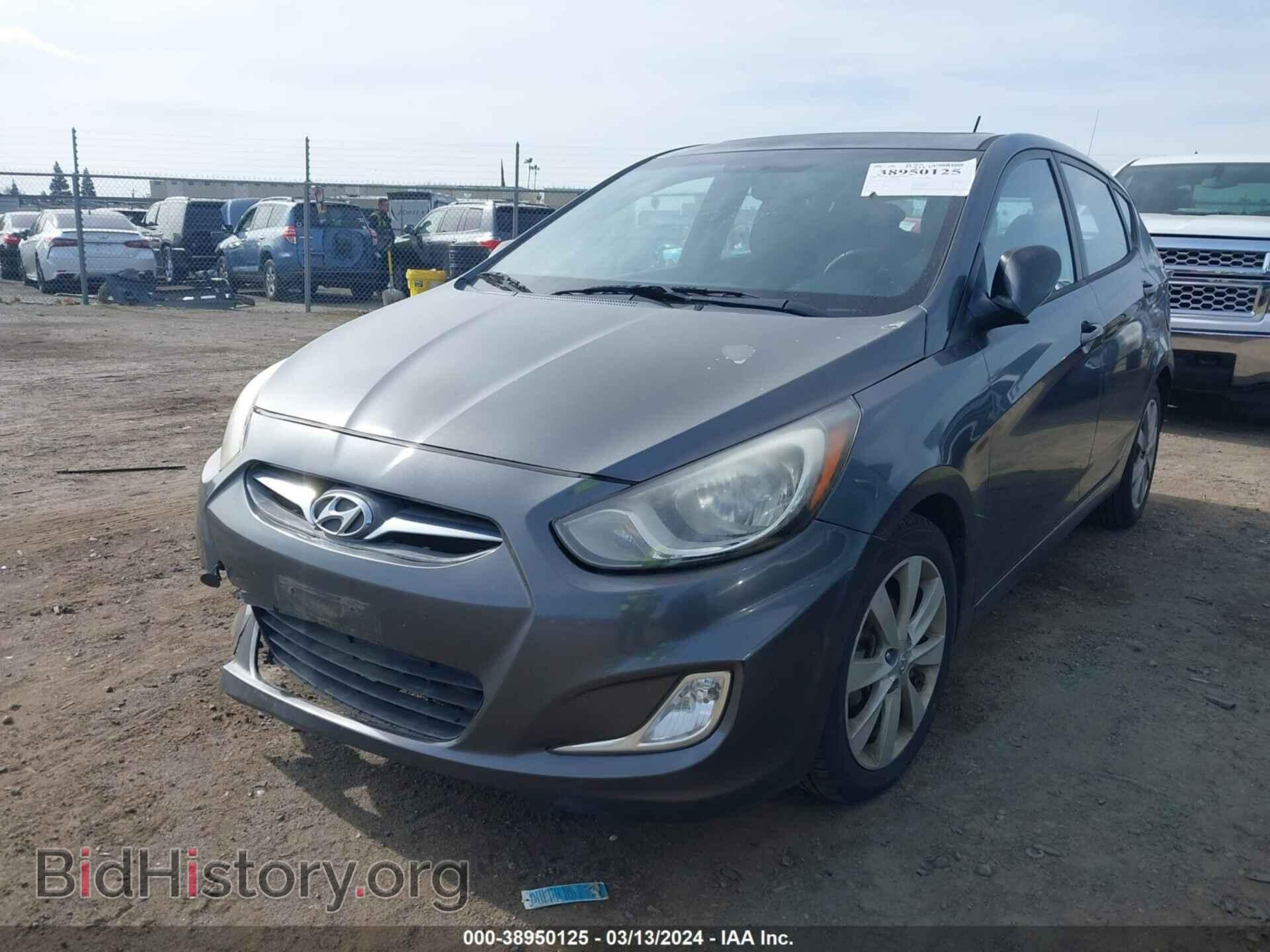 2013 HYUNDAI ACCENT - VIN: KMHCU5AE2DU065175 - Фото 2