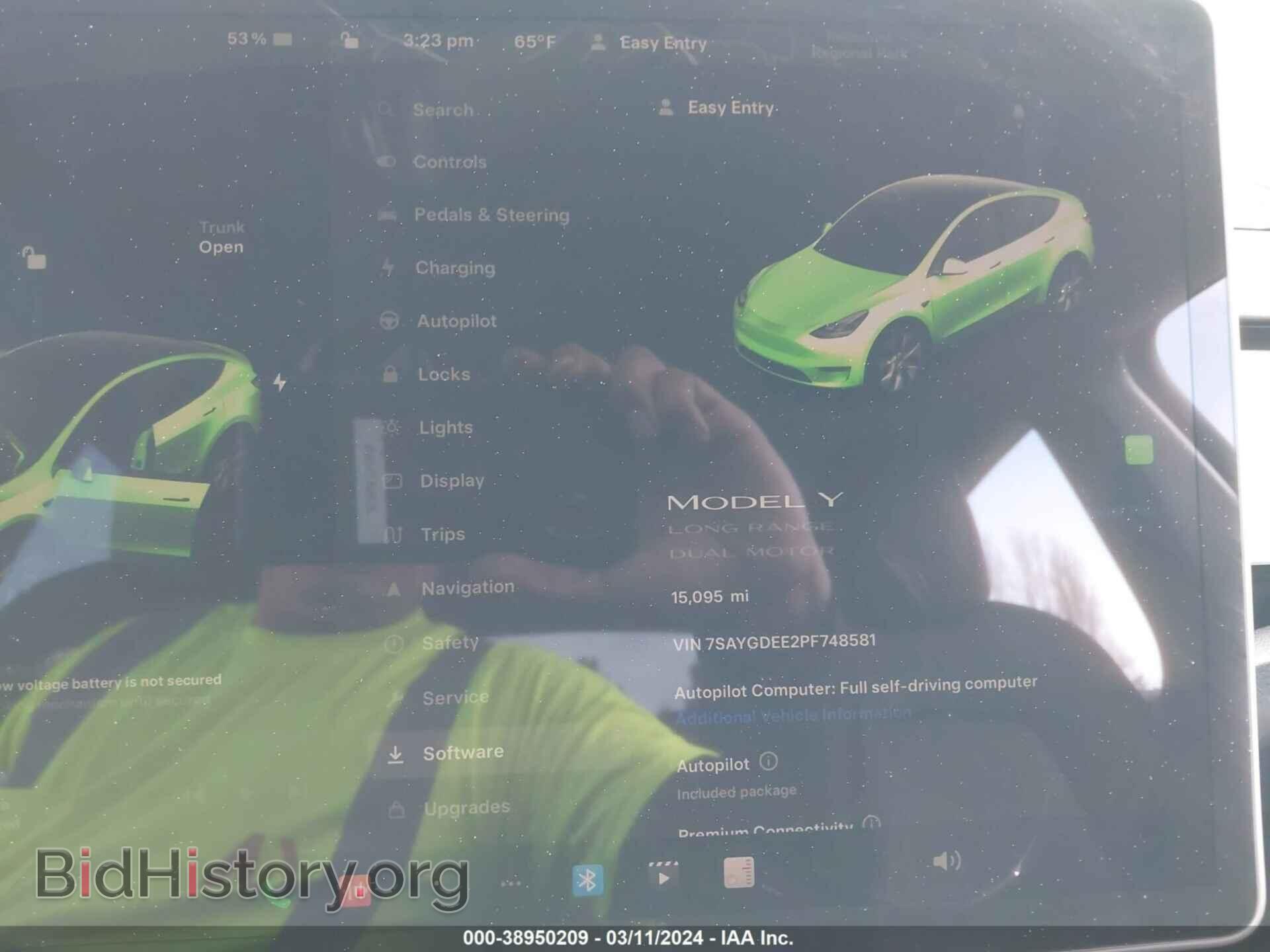 2023 TESLA MODEL Y - VIN: 7SAYGDEE2PF748581 - Фото 7