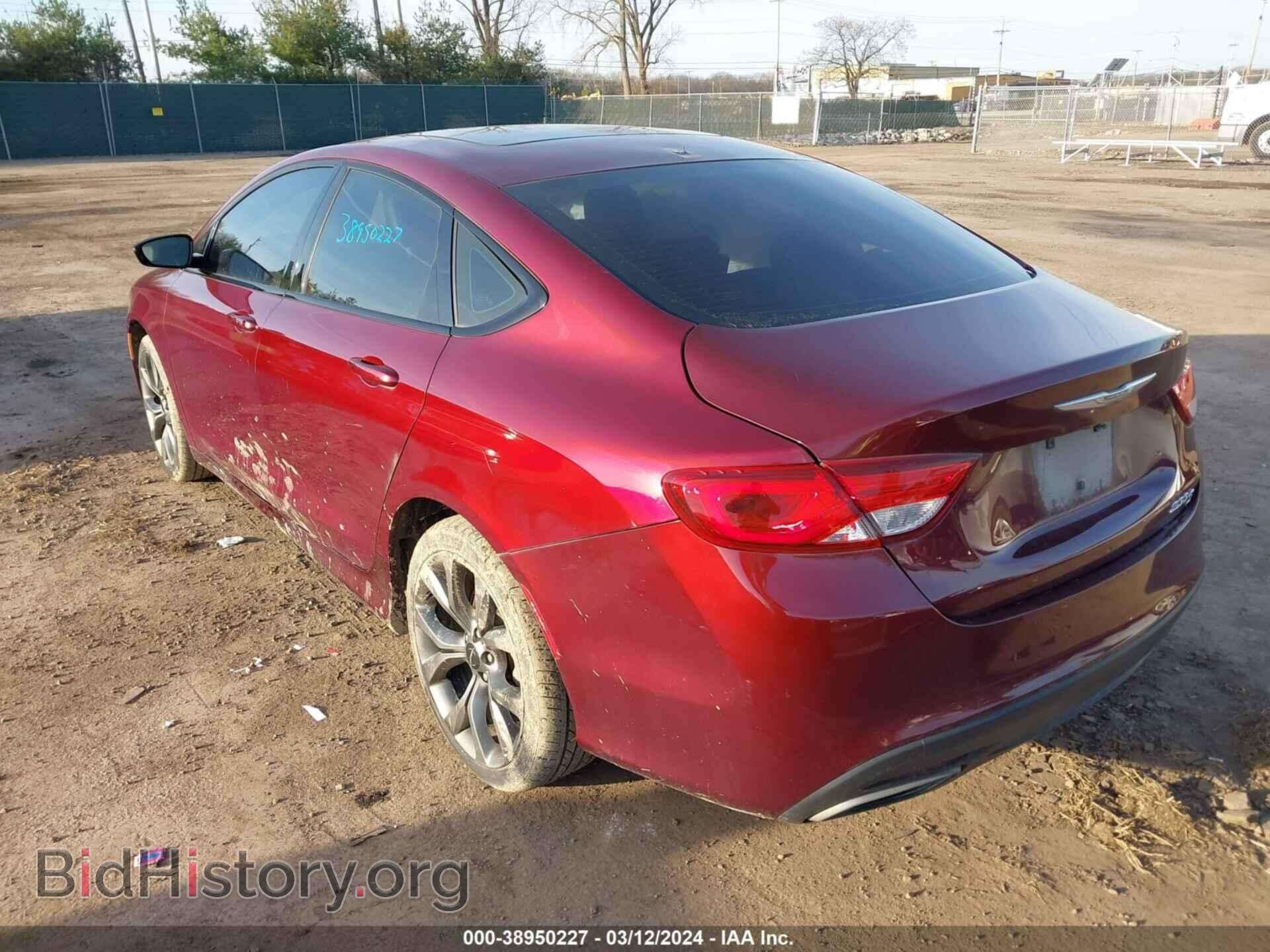 2015 CHRYSLER 200 - VIN: 1C3CCCBB3FN693358 - Фото 3