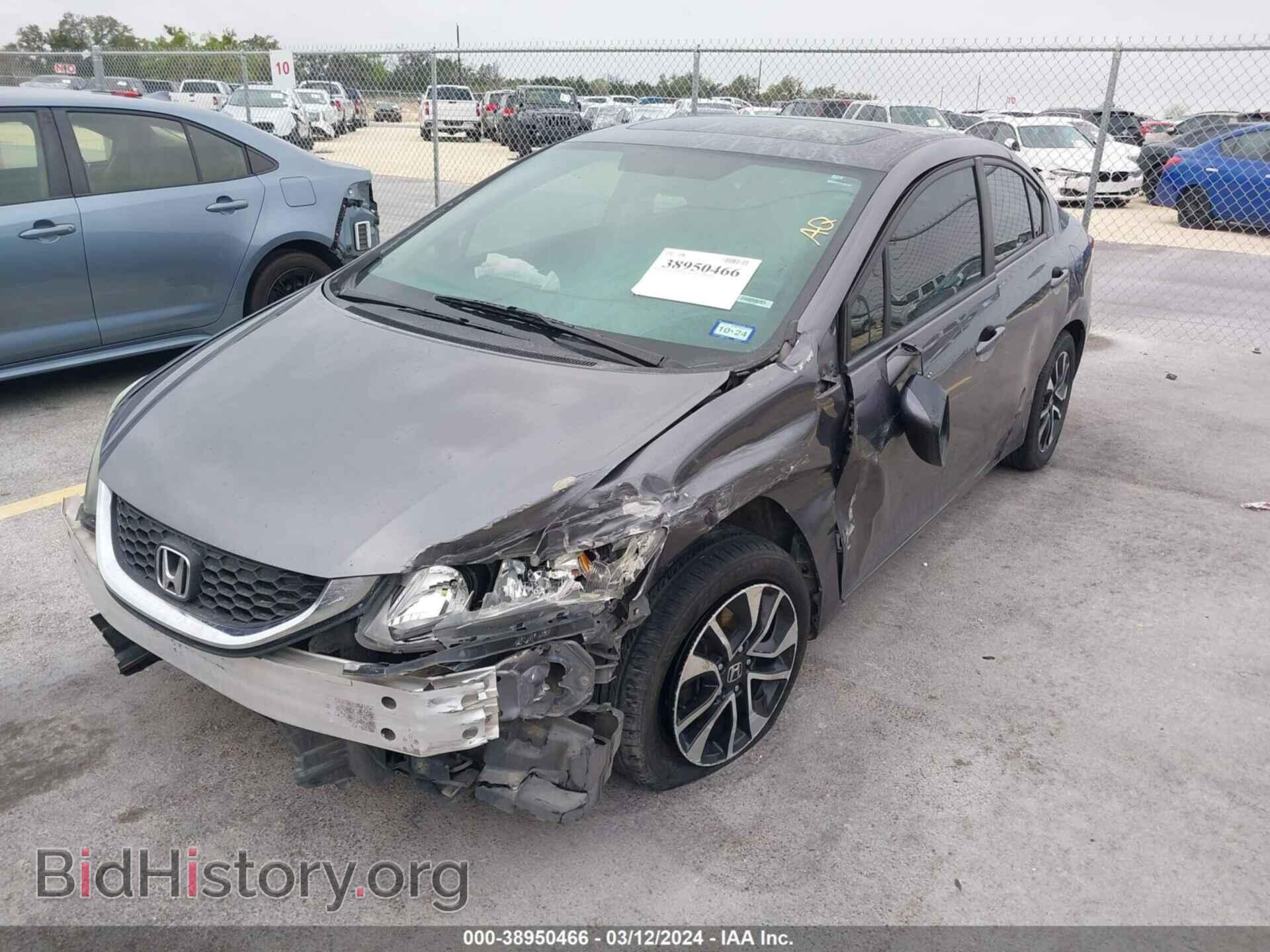 2014 HONDA CIVIC - VIN: 19XFB2F83EE032436 - Фото 2