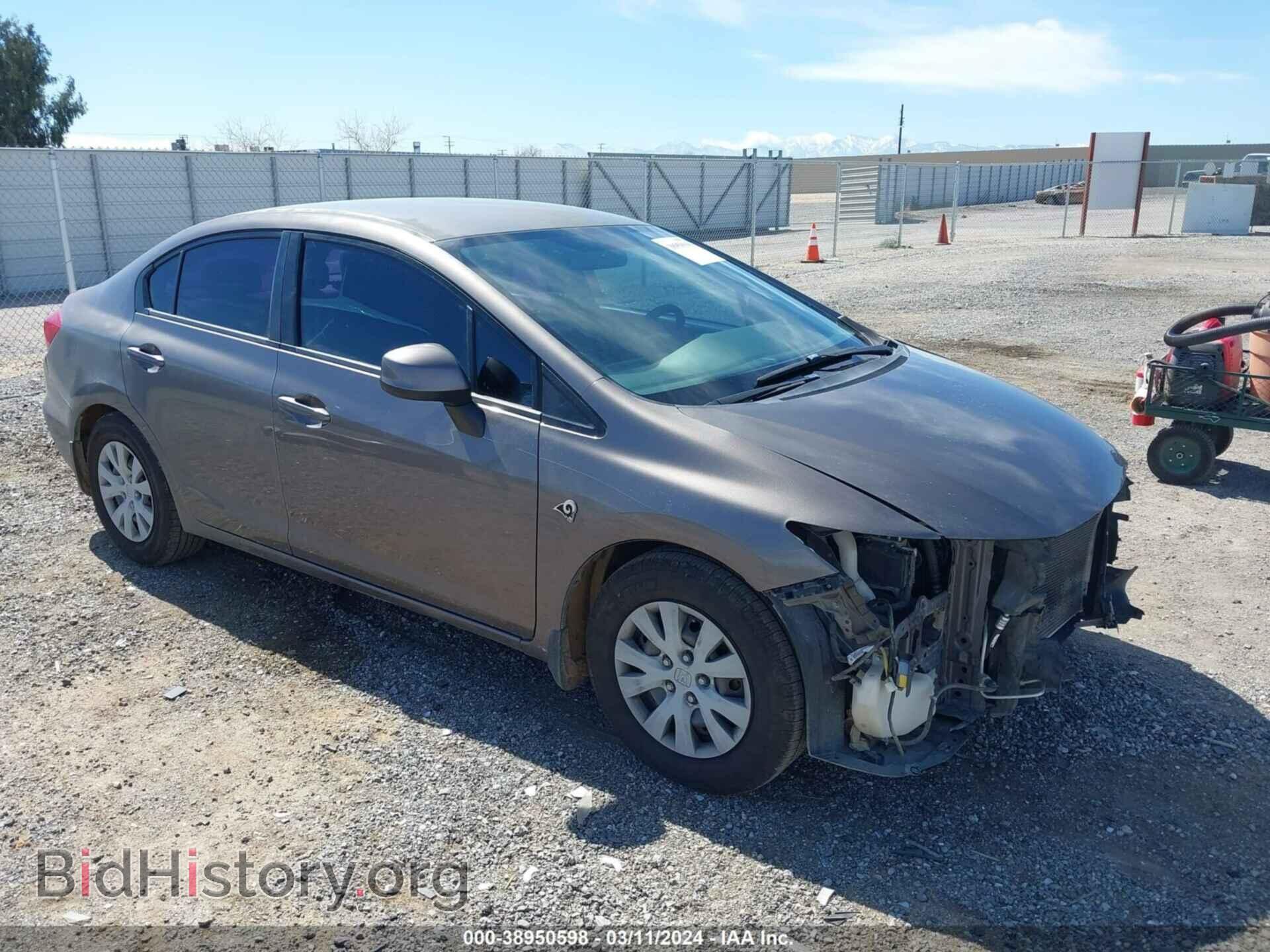 Photo JHMFB2F51CS006142 - HONDA CIVIC 2012