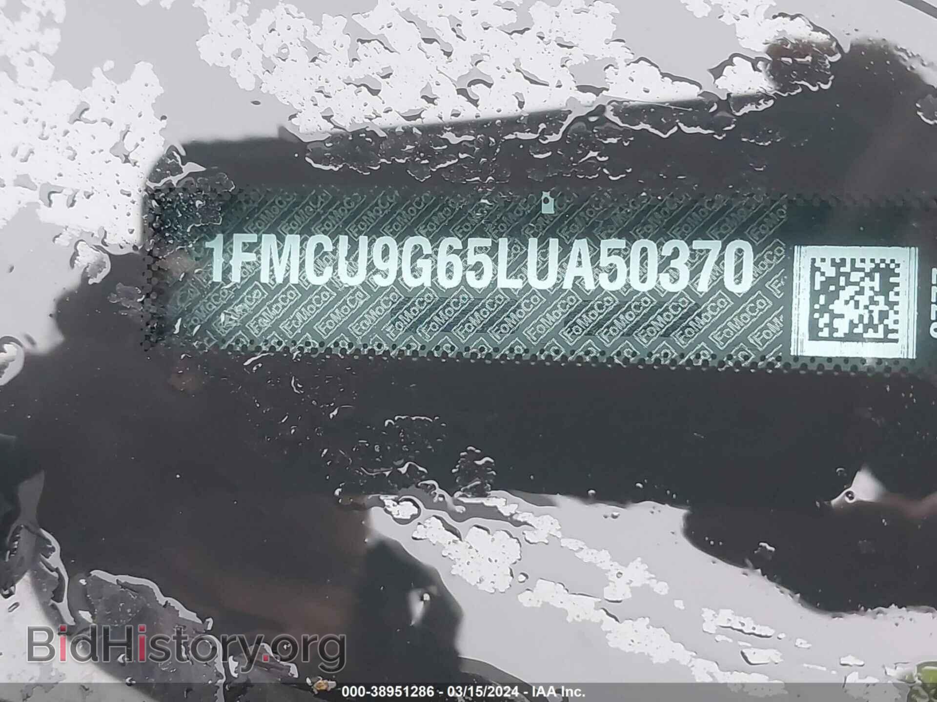 2020 FORD ESCAPE - VIN: 1FMCU9G65LUA50370 - Photo 9