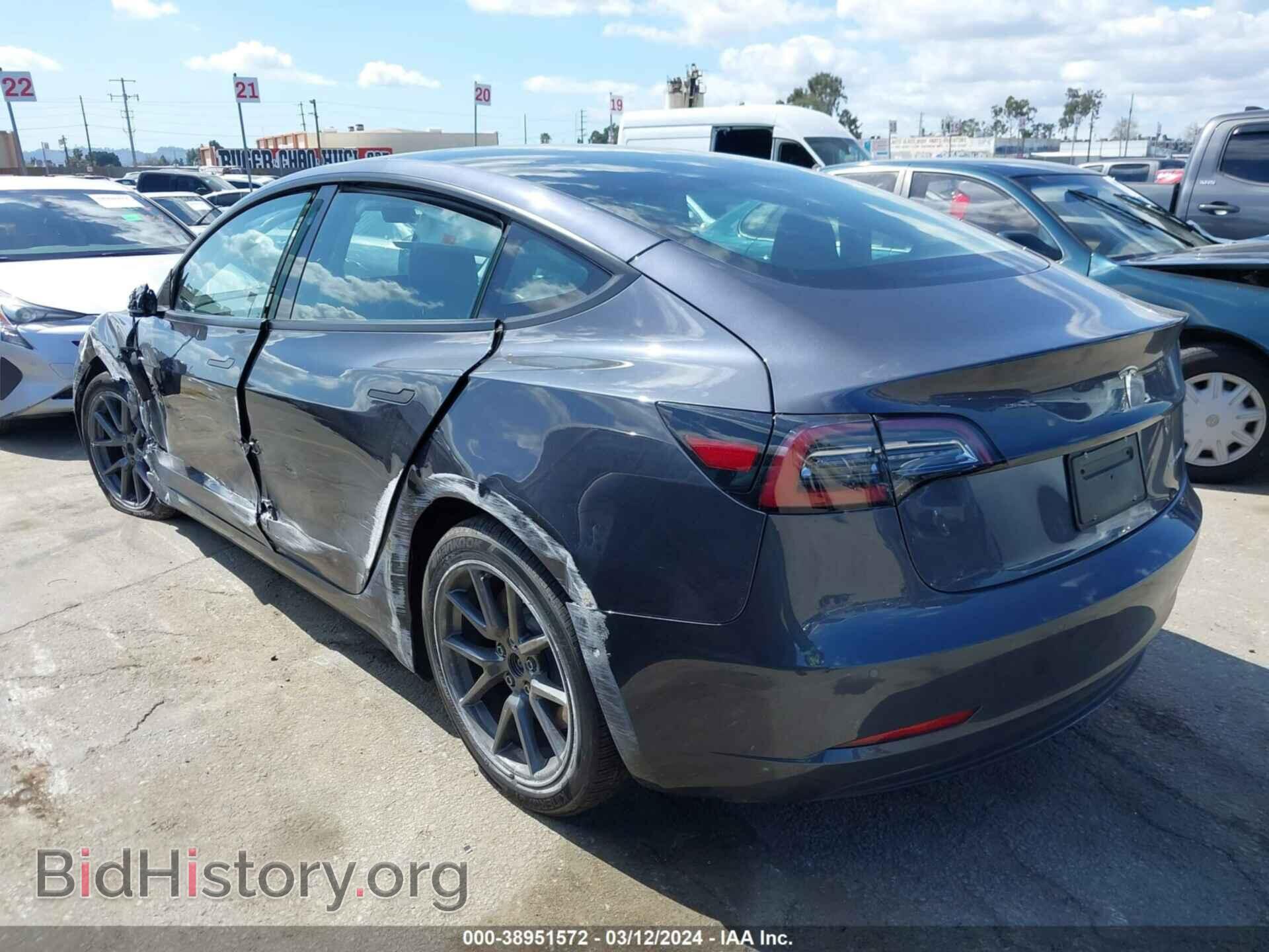 2022 TESLA MODEL 3 - VIN: 5YJ3E1EB6NF358887 - Фото 3