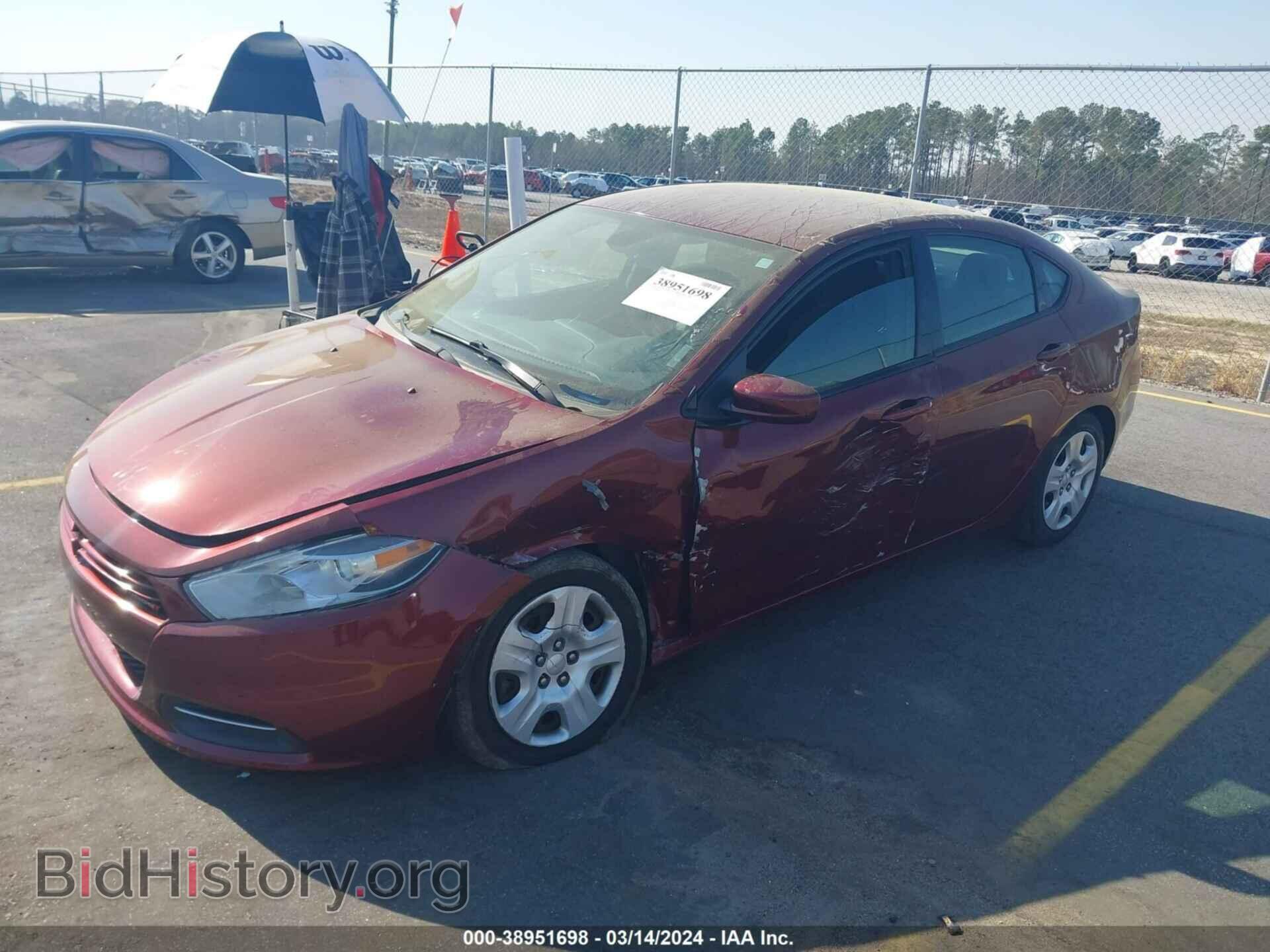 2015 DODGE DART - VIN: 1C3CDFAAXFD237743 - Фото 2