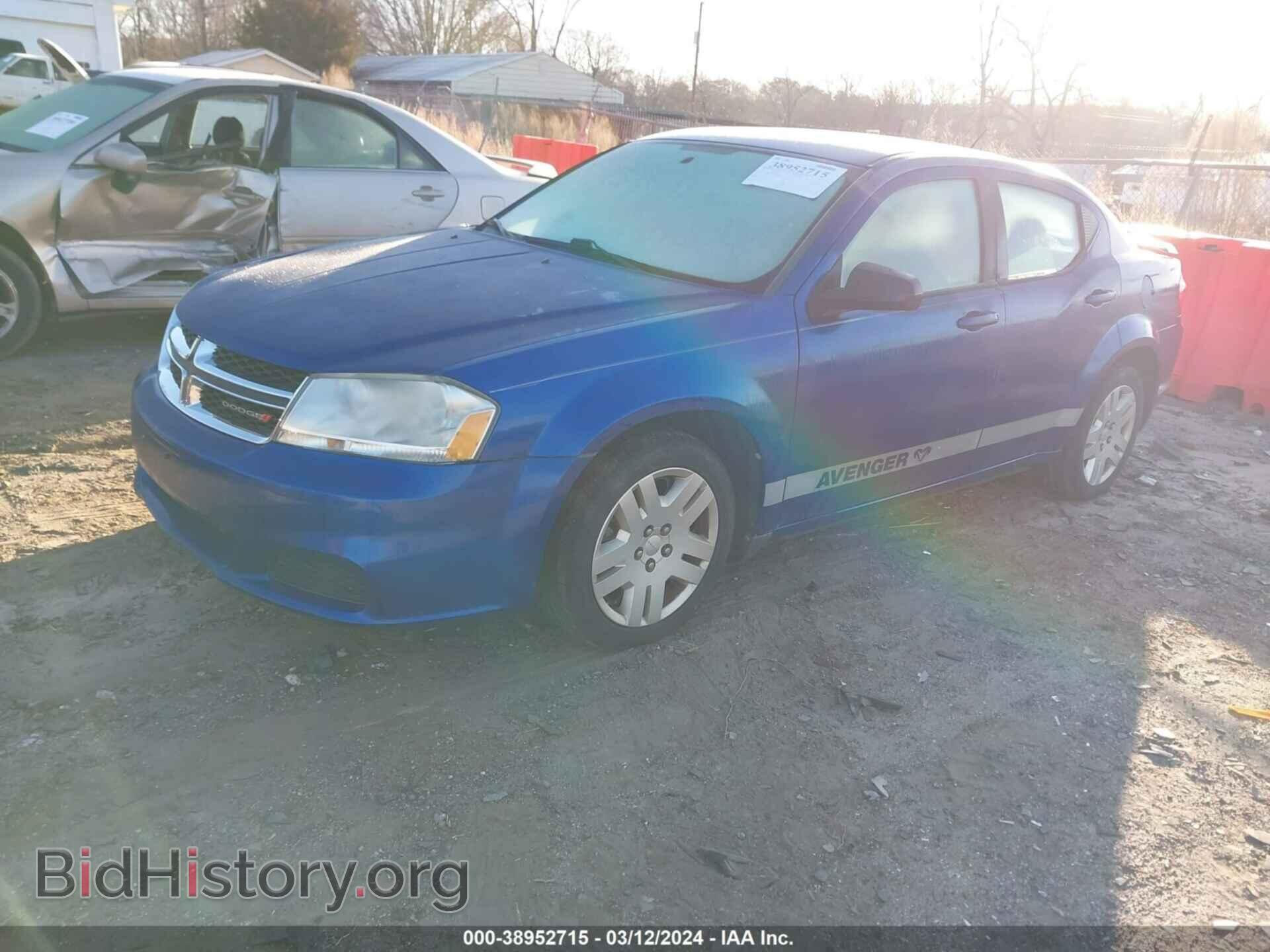 2013 DODGE AVENGER - VIN: 1C3CDZAB0DN532450 - Фото 2