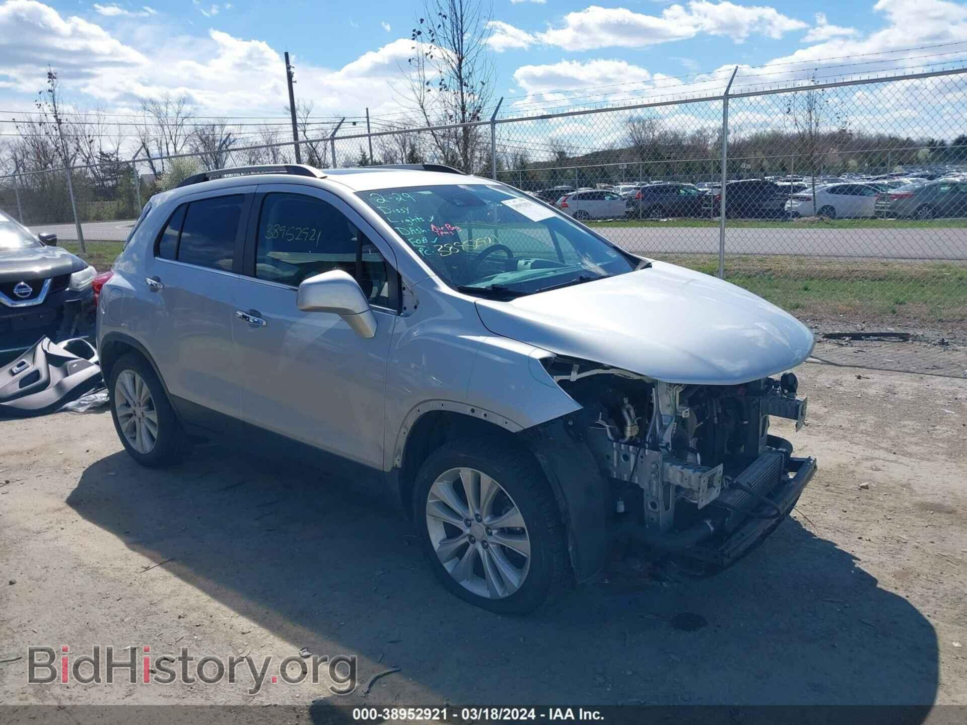 Фотография 3GNCJRSB3HL197247 - CHEVROLET TRAX 2017