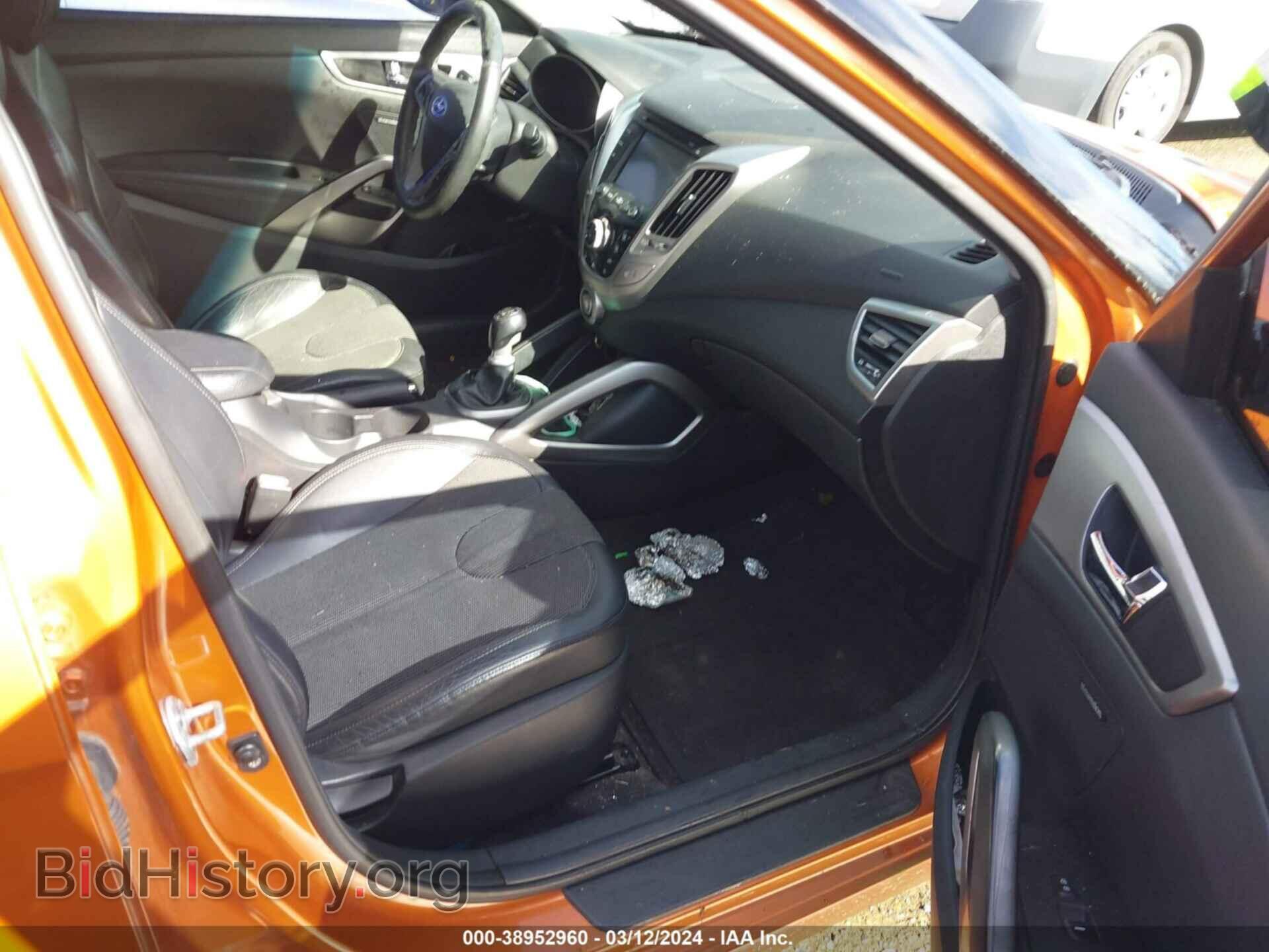 2012 HYUNDAI VELOSTER - VIN: KMHTC6AD3CU023516 - Фото 5