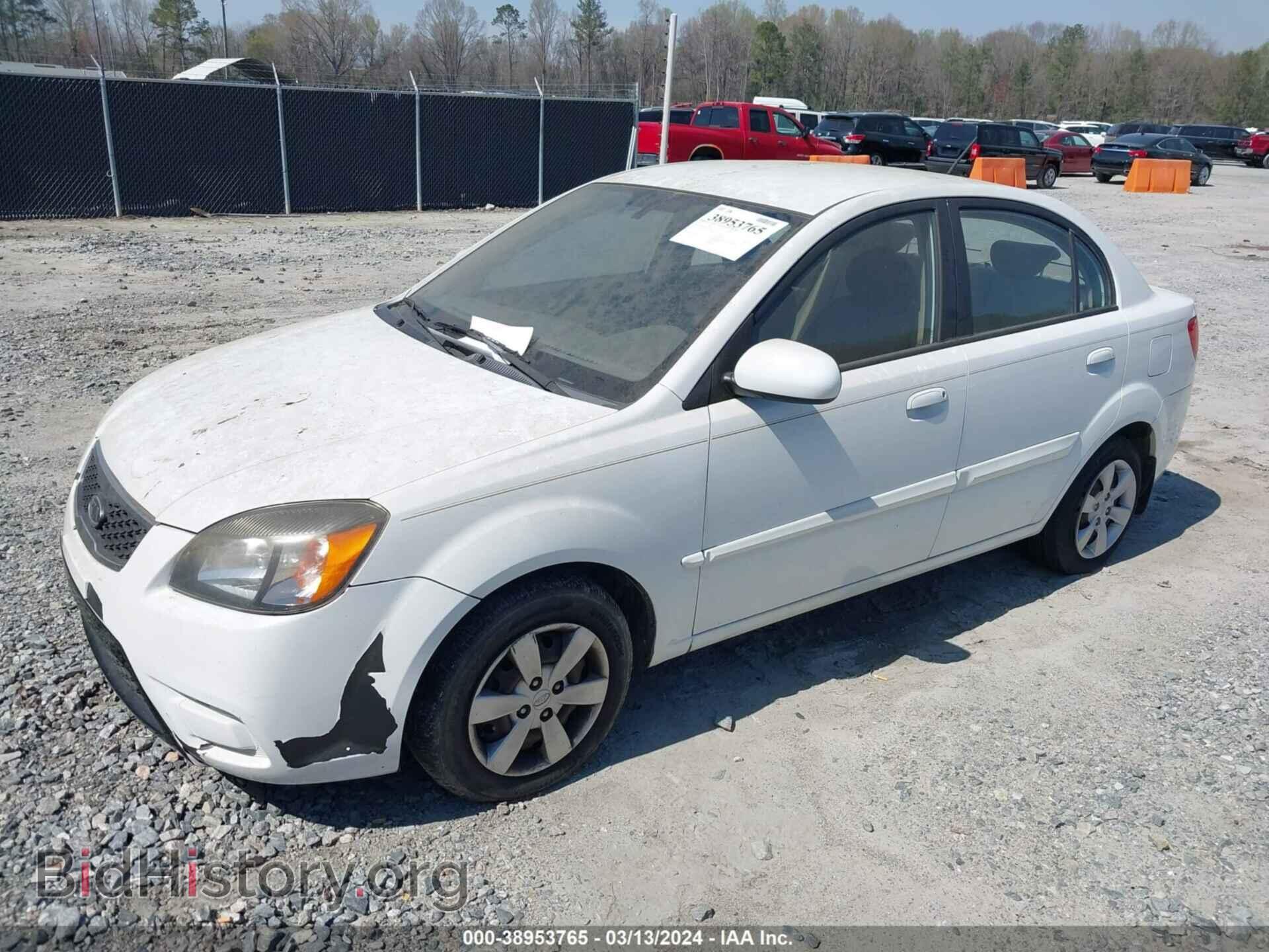 2011 KIA RIO - VIN: KNADH4A31B6750062 - Фото 2