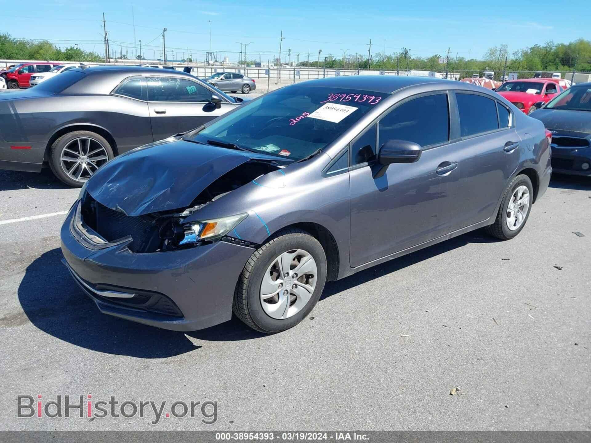 2015 HONDA CIVIC - VIN: 19XFB2F52FE098466 - Фото 2