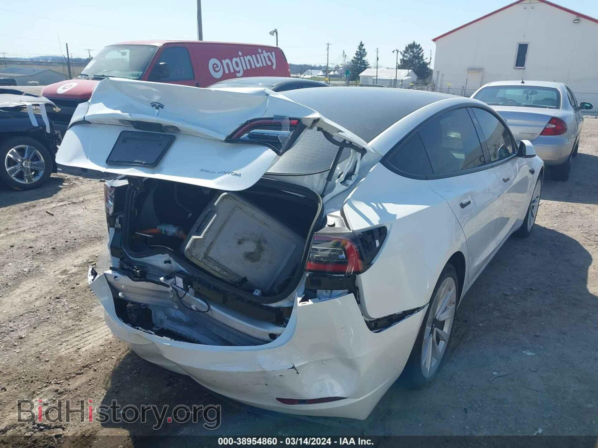 2022 TESLA MODEL 3 - VIN: 5YJ3E1EB2NF110930 - Фото 4