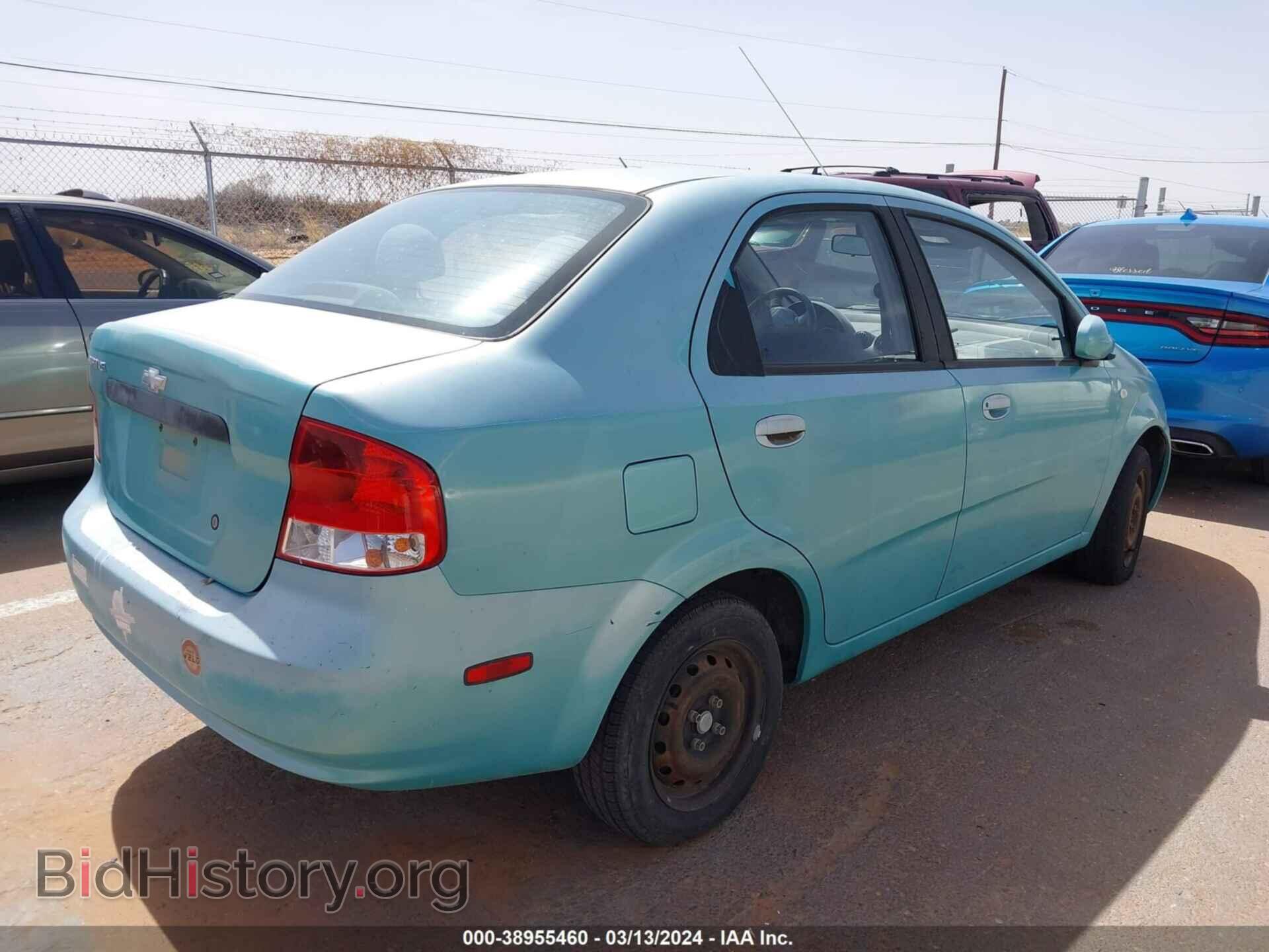 2006 CHEVROLET AVEO - VIN: KL1TD56656B526218 - Фото 4