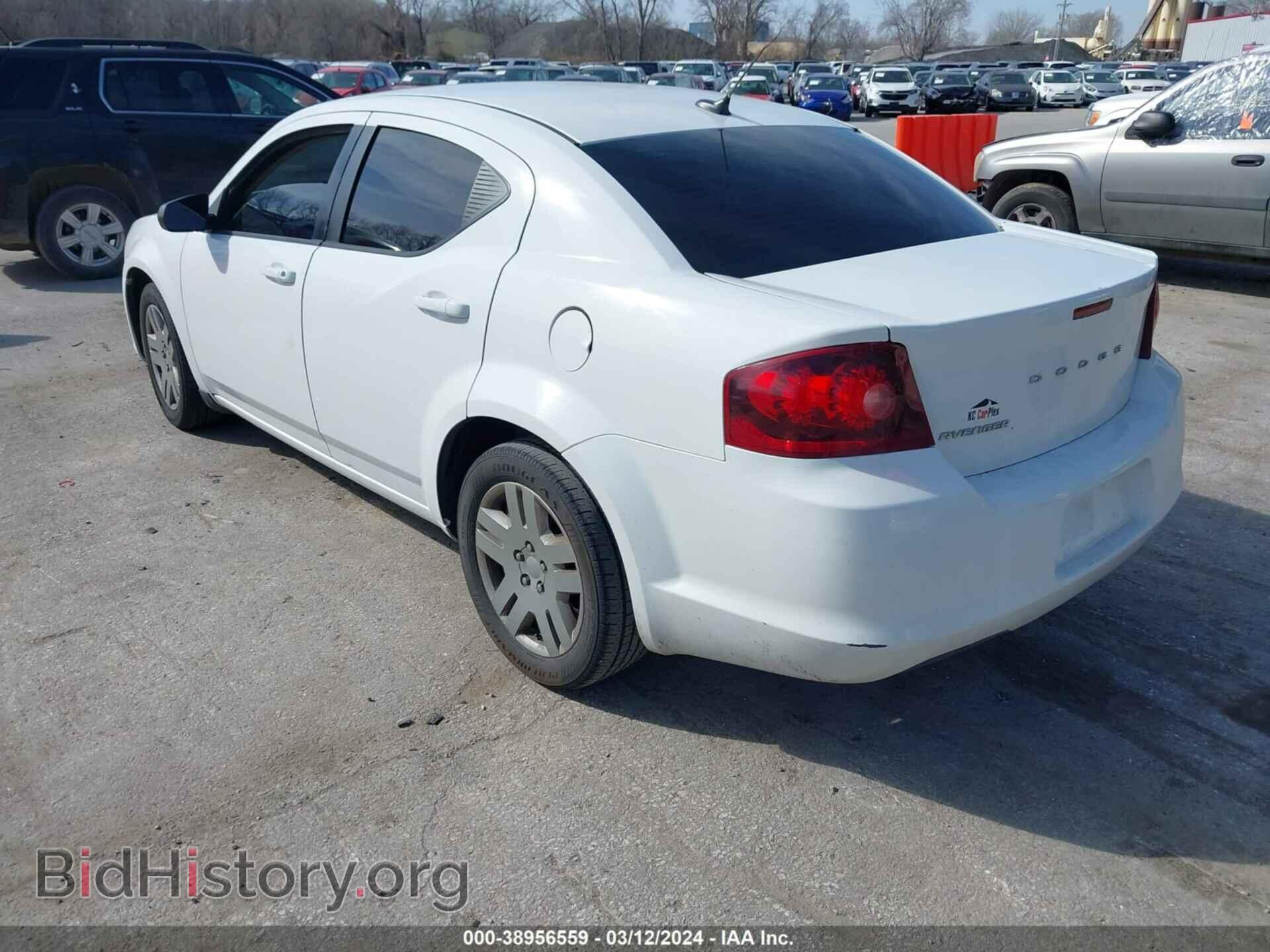 2013 DODGE AVENGER - VIN: 1C3CDZAB7DN615700 - Фото 3
