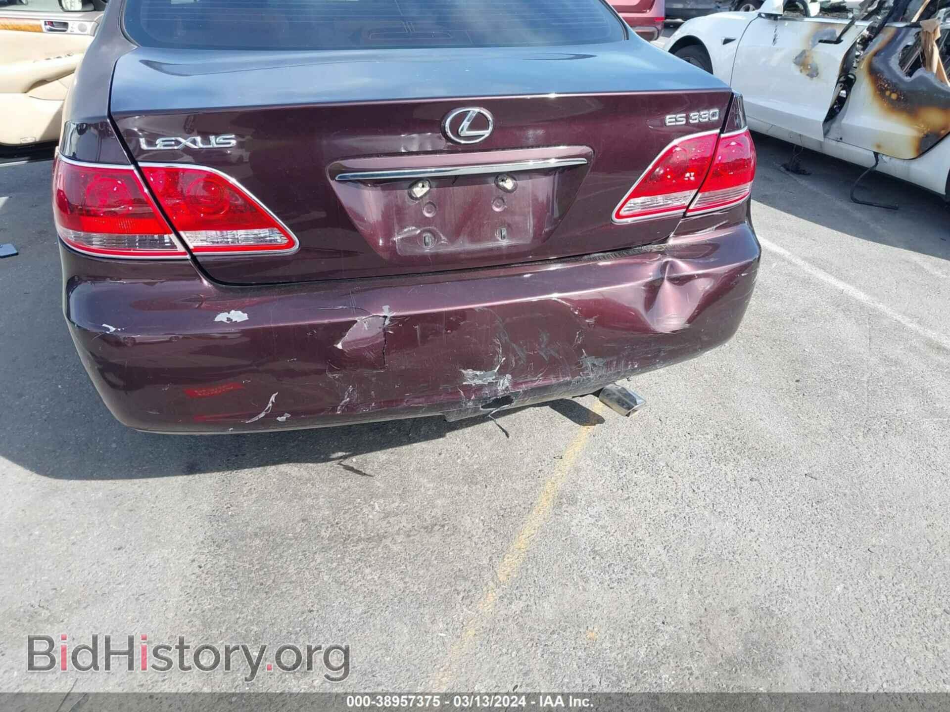 2006 LEXUS ES 330 - VIN: JTHBA30G365172425 - Фото 6