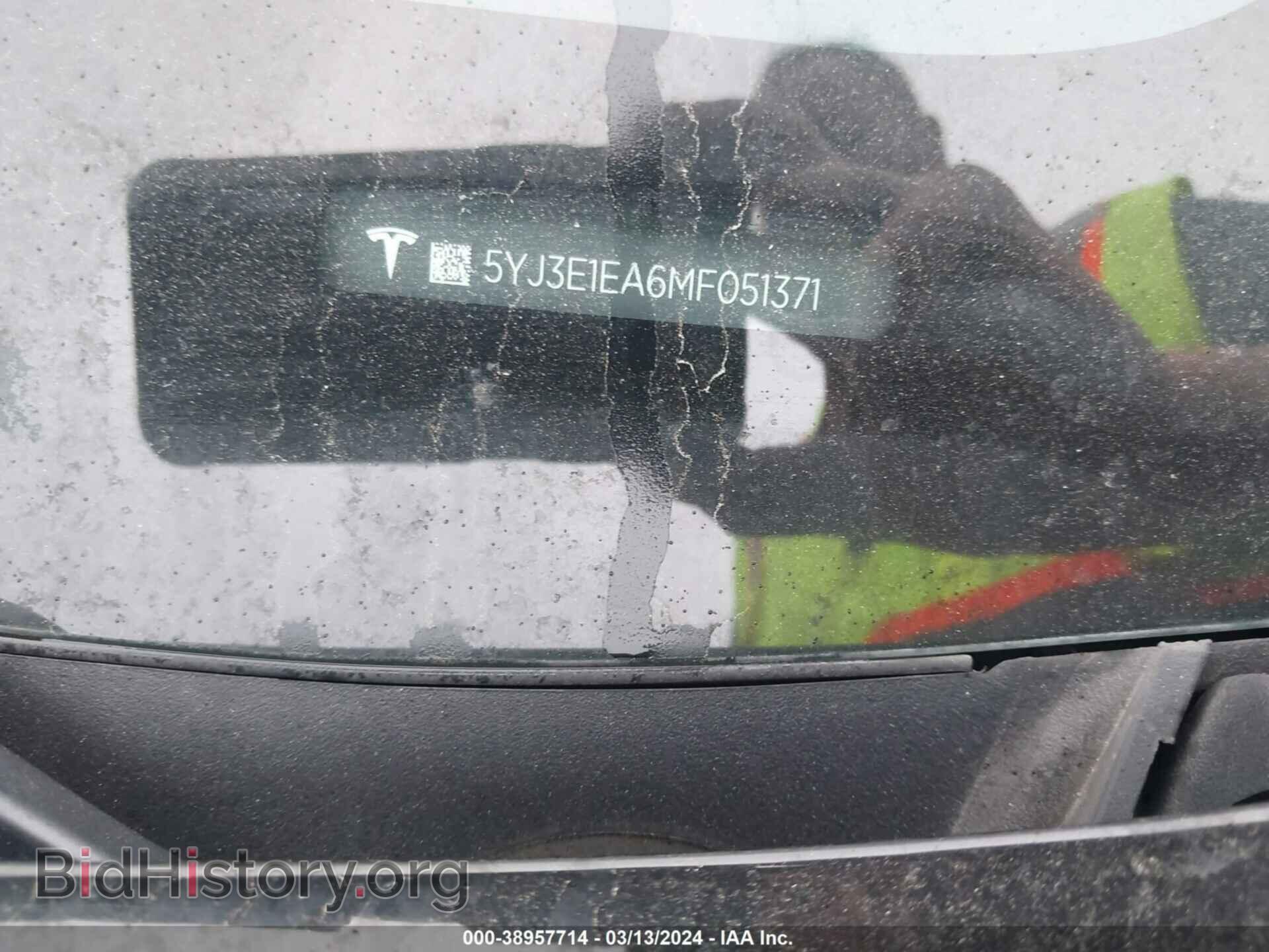 2021 TESLA MODEL 3 - VIN: 5YJ3E1EA6MF051371 - Фото 9