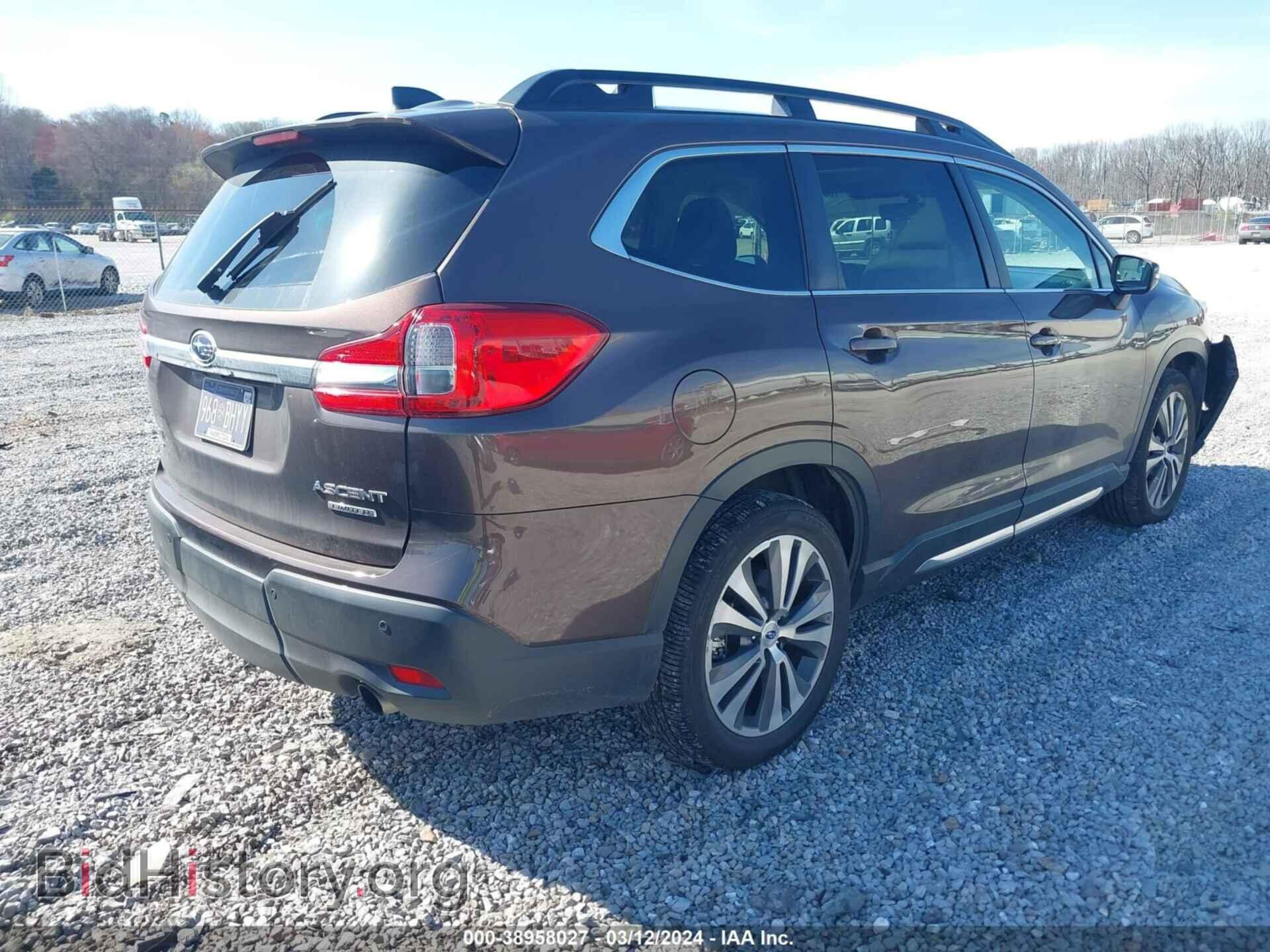 2019 SUBARU ASCENT - VIN: 4S4WMAPD8K3402875 - Фото 4