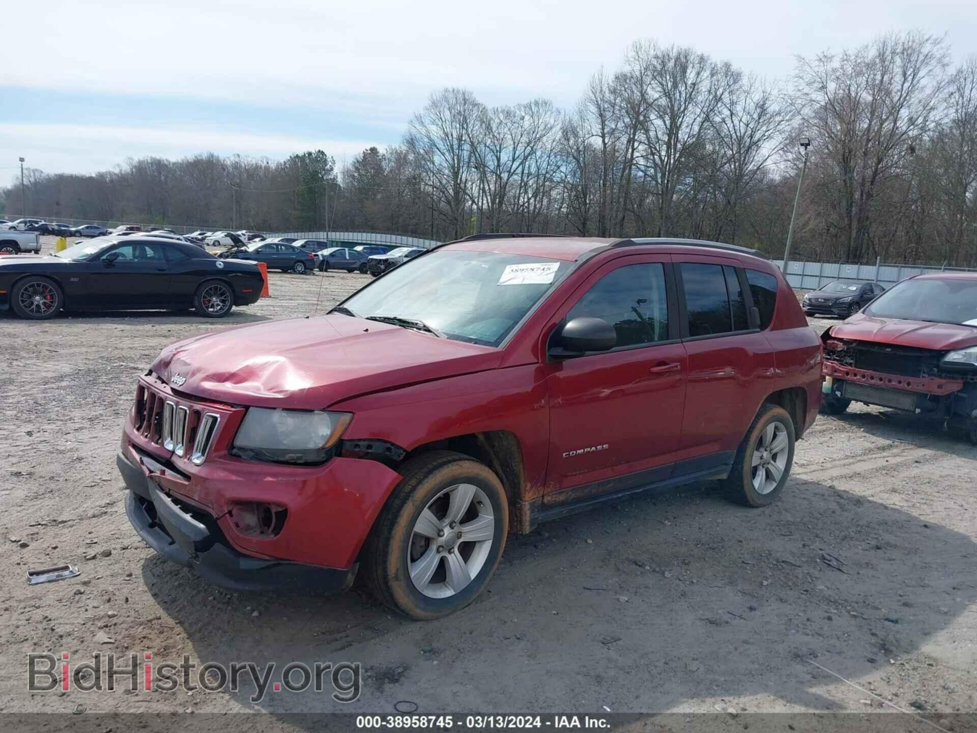 2016 JEEP COMPASS - VIN: 1C4NJCBA9GD664908 - Фото 2