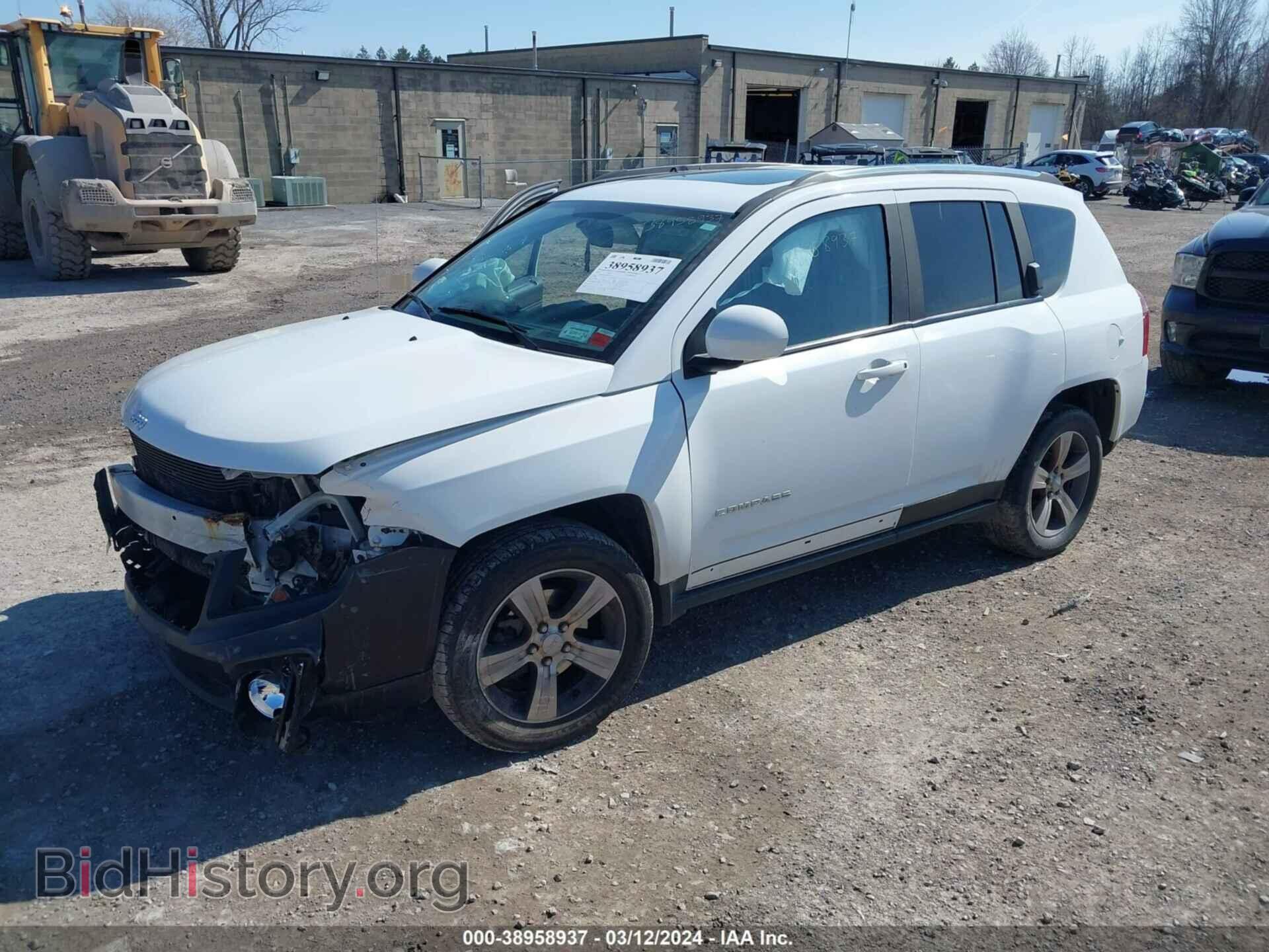 2016 JEEP COMPASS - VIN: 1C4NJDEB4GD730324 - Фото 2