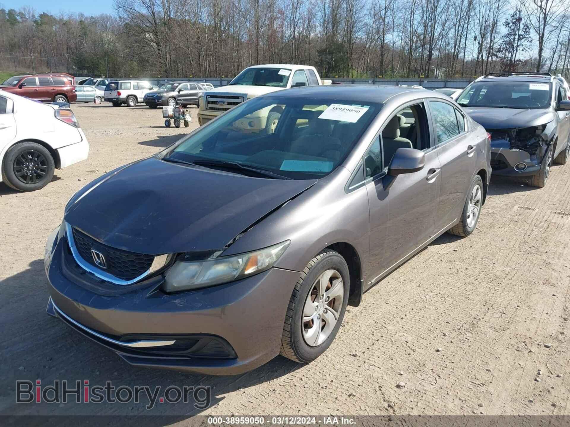 2013 HONDA CIVIC - VIN: 19XFB2F50DE057038 - Фото 2