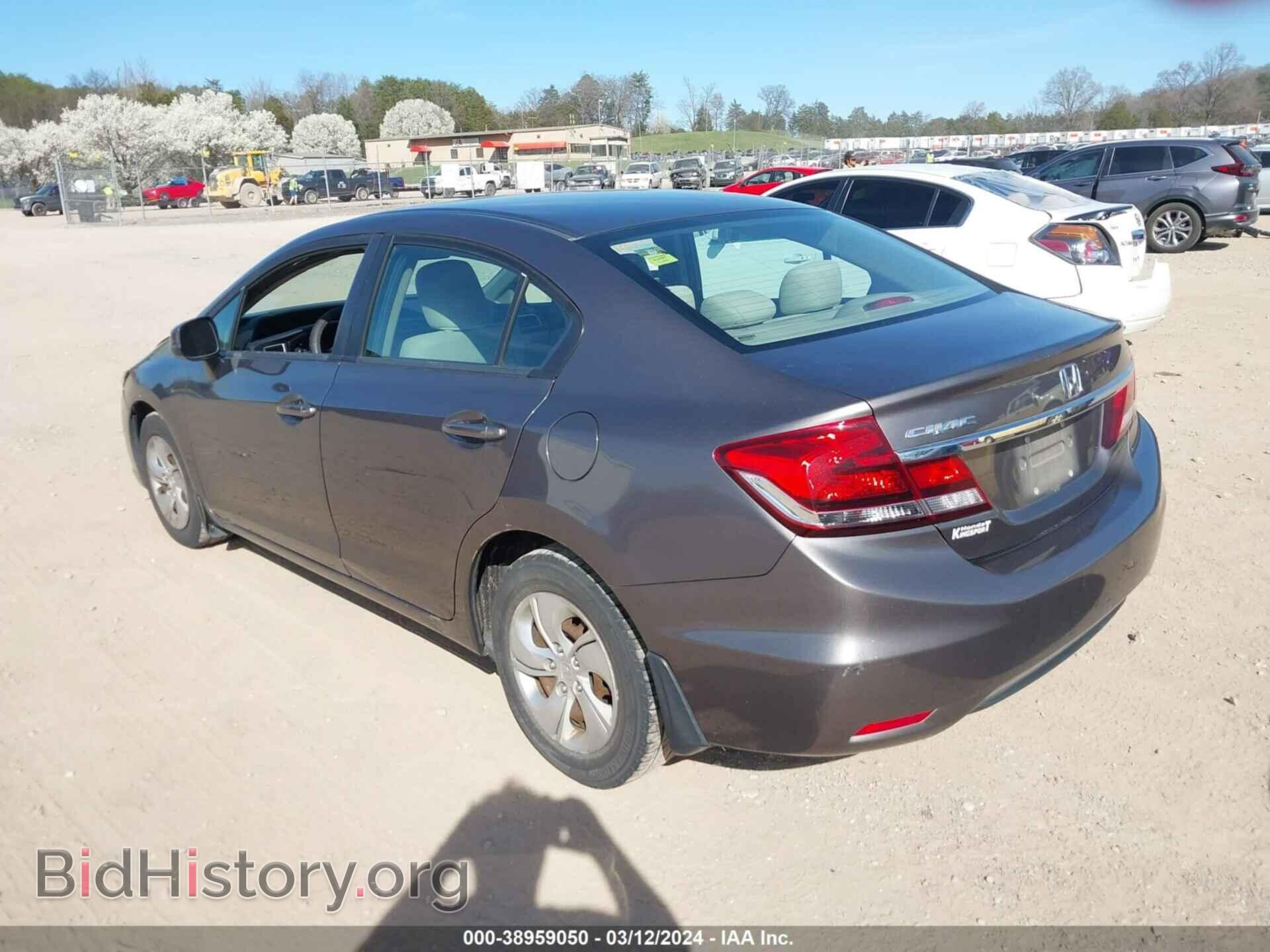 2013 HONDA CIVIC - VIN: 19XFB2F50DE057038 - Фото 3