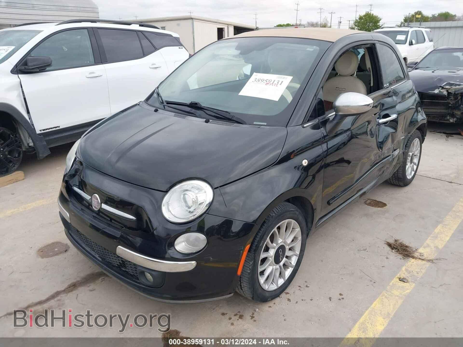 2012 FIAT 500C - VIN: 3C3CFFER0CT347958 - Фото 2